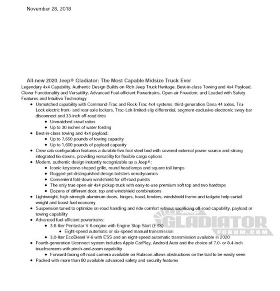 2020-Jeep-Gladiator-JT-Pickup-6 2020 Jeep Gladiator – This Is It, The Wrangler Pickup Truck You’ve Been Waiting For