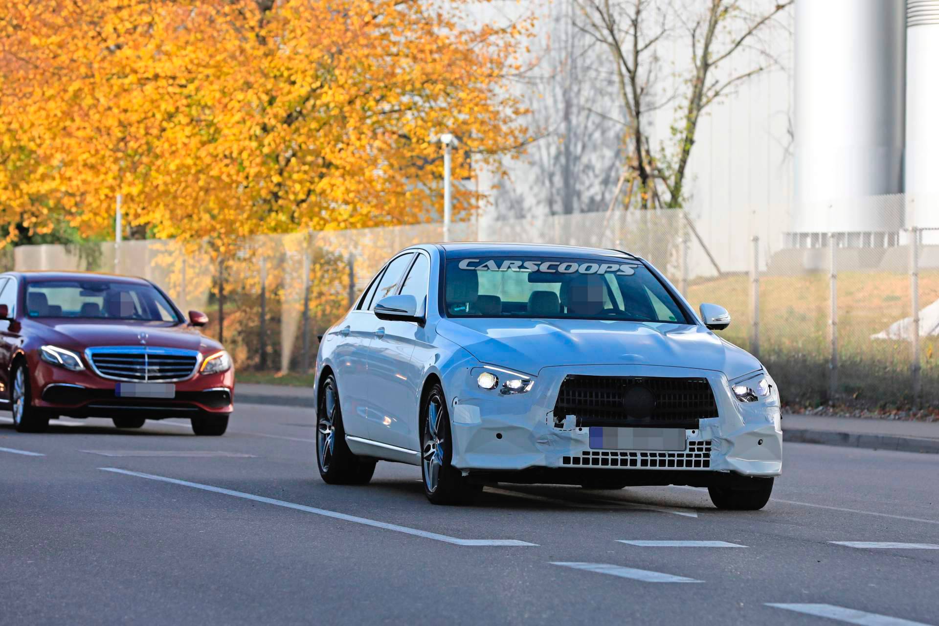 2020 Mercedes-Benz E-Class Sedan spy shots 2 2020 Mercedes-Benz E-Class Sedan Spotted For The First Time With Makeshift Taillights