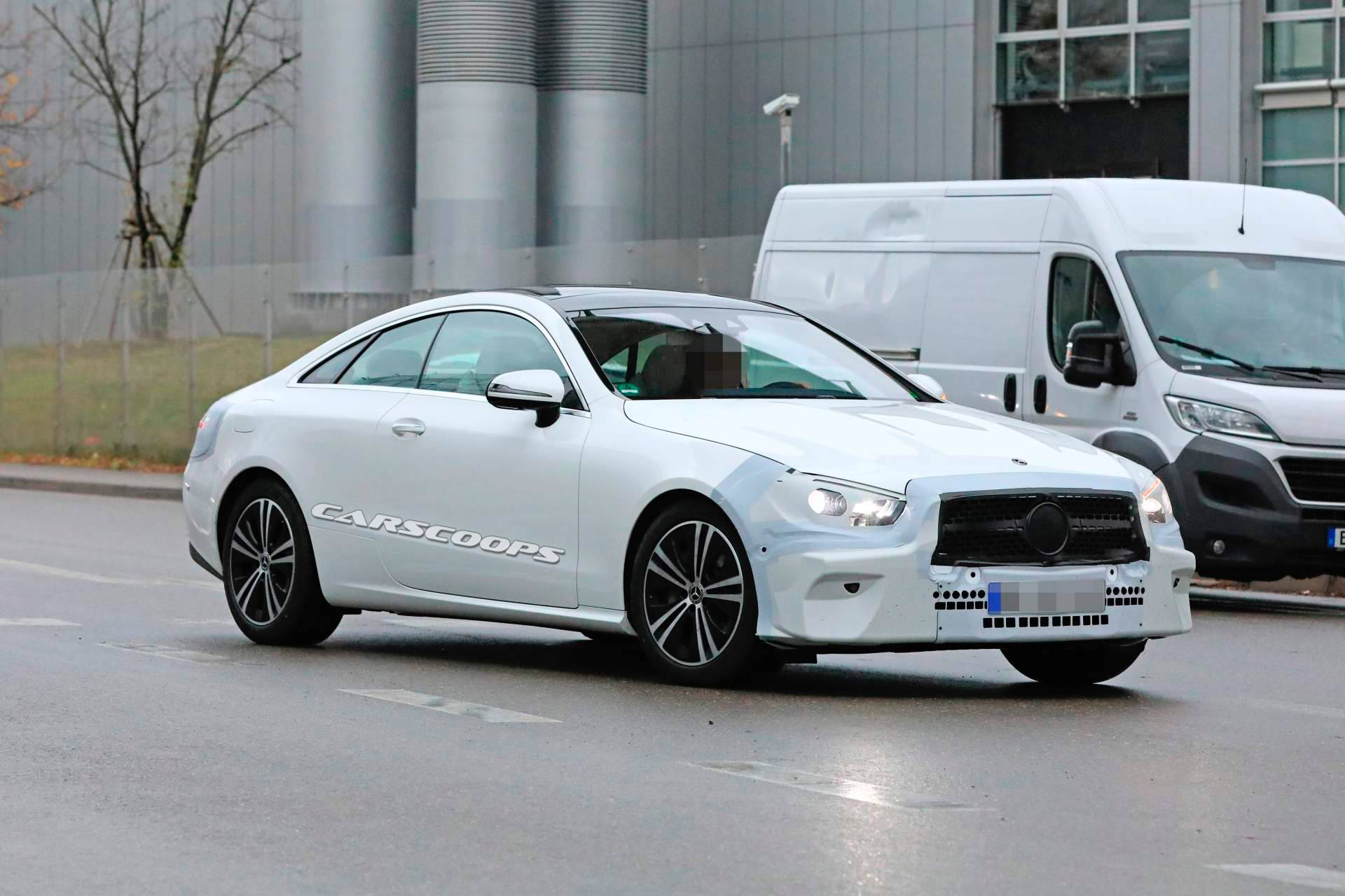 2020 Mercedes E-Class Coupe spy shots 20 Facelifted 2020 Mercedes E-Class Coupe Leaves Hideout For The First Time