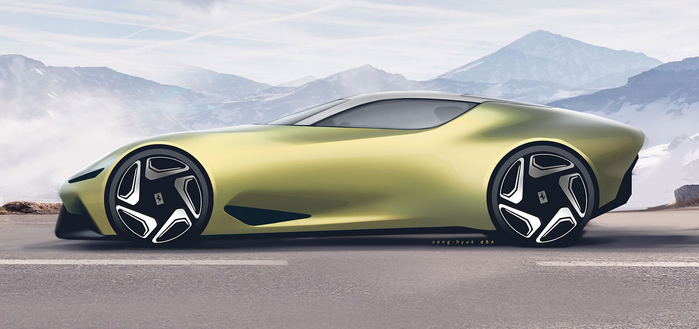 Ferrari 8E8Hyperspeed 07 Ferrari 8E8Hyperspeed Design Looks Like A Suitable Superfast Successor