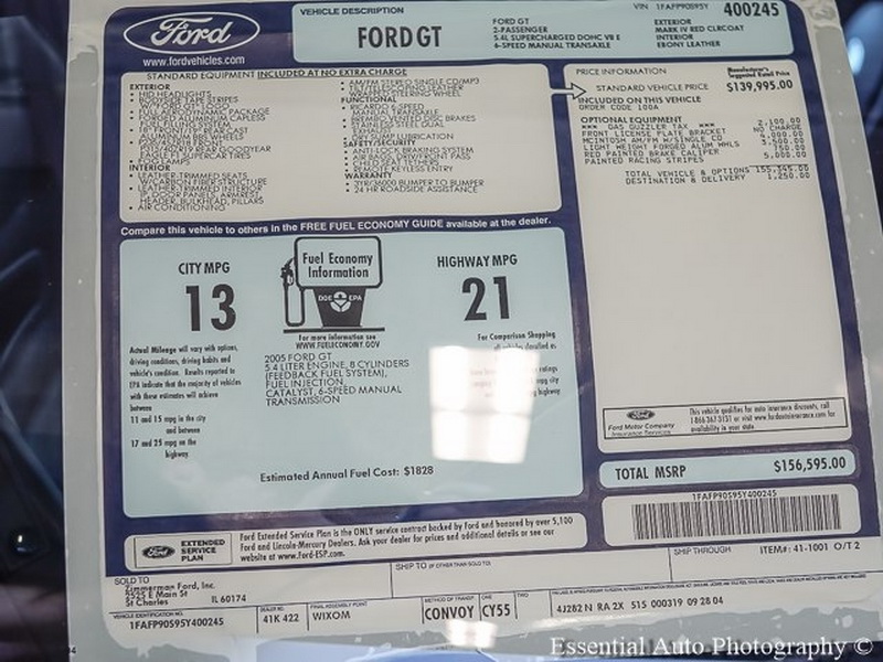 Ford-GT-2005-09 There’s A Brand-New, Unregistered 2005 Ford GT Offered For Sale