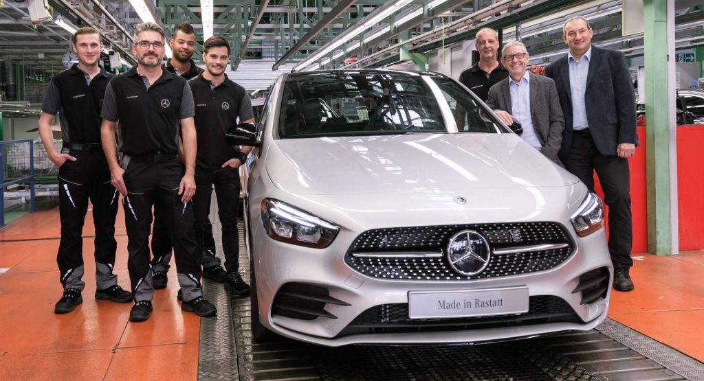  Mercedes-Benz Starts Production Of 2019 B-Class MPV In Germany