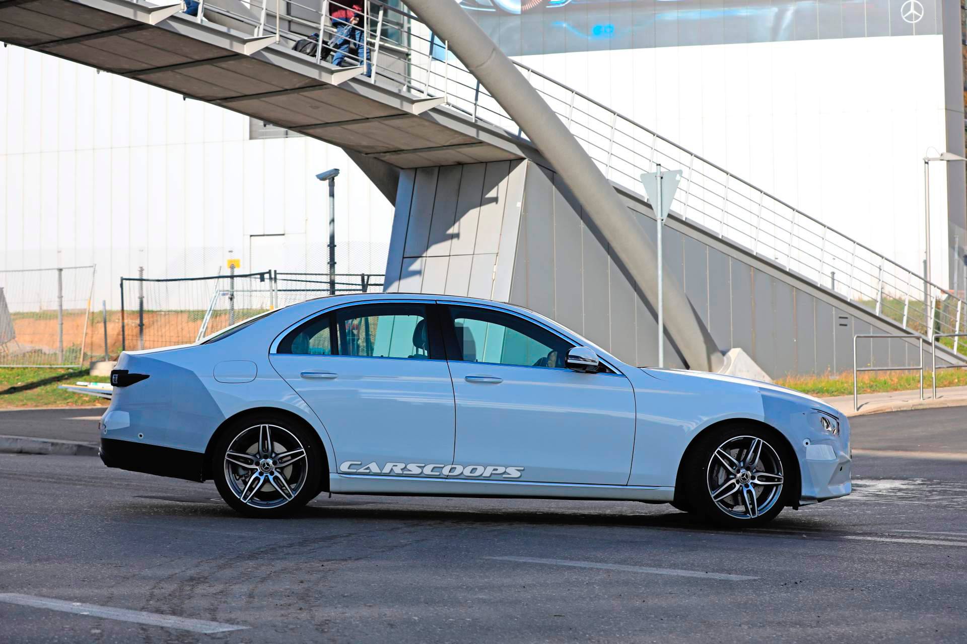 2020 Mercedes-Benz E-Class Sedan spy shots 6 2020 Mercedes-Benz E-Class Sedan Spotted For The First Time With Makeshift Taillights