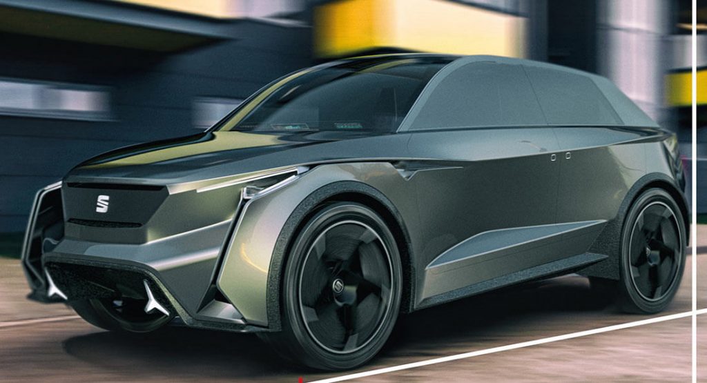  Seat Vitoria Shows An Electric Tech-Laden SUV From The Future