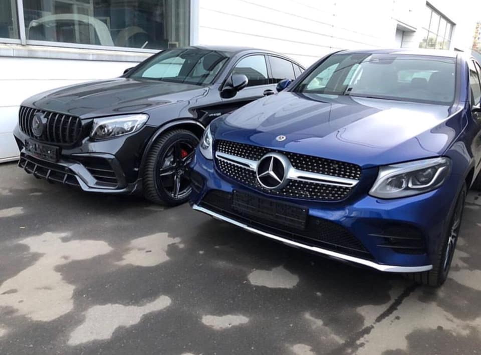 topcar glc coupe inferno before after 1 Do You Like Your Mercedes GLC Coupe Stock Or With TopCar’s Inferno Kit?
