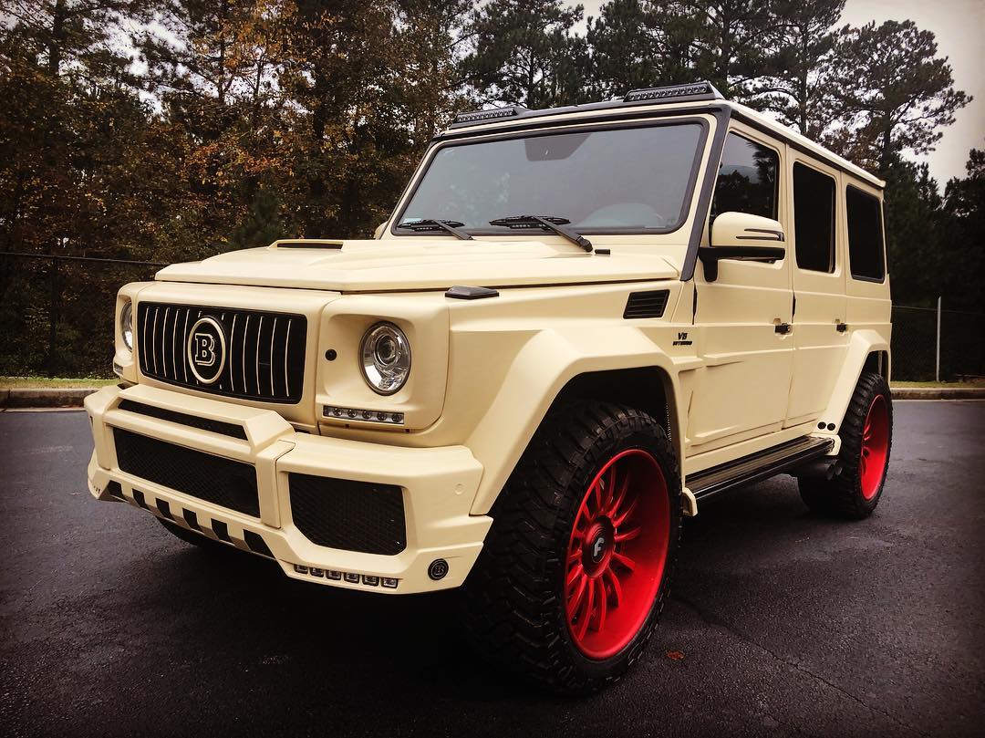 mercedes g550 tuning 1 Brabus Tuned Mercedes G550 Looks Ready To Enter Military Service