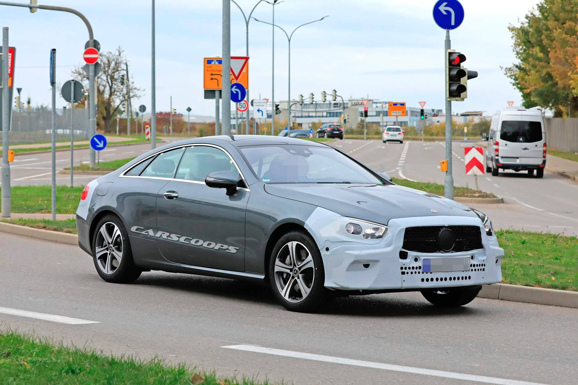 2020 Mercedes E-Class Coupe spy shots 5 Facelifted 2020 Mercedes E-Class Coupe Leaves Hideout For The First Time