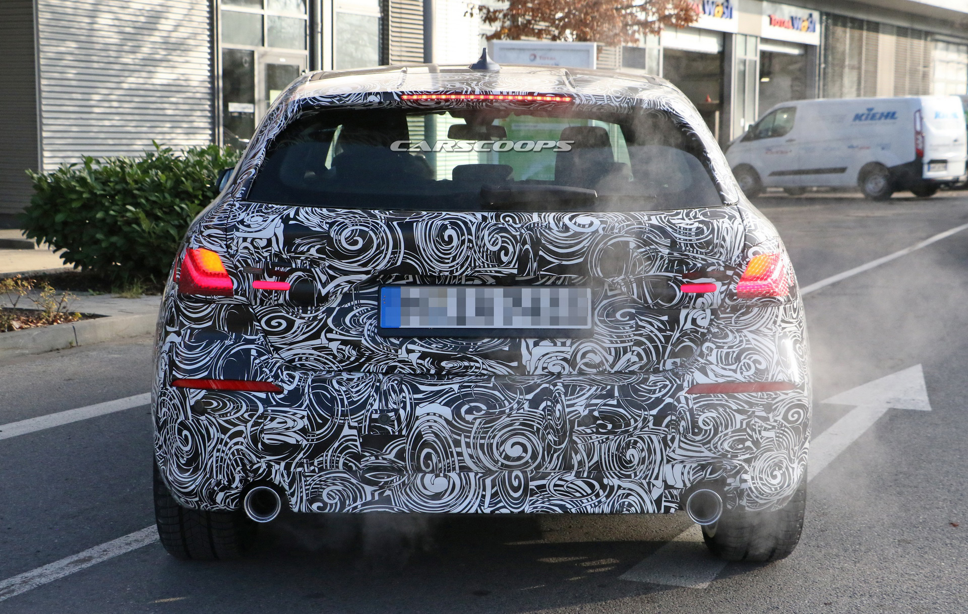 2019 bmw 1series prototype less camo 17 2019 BMW 1-Series: New Front-Wheel Drive Hatch Shows More Flesh