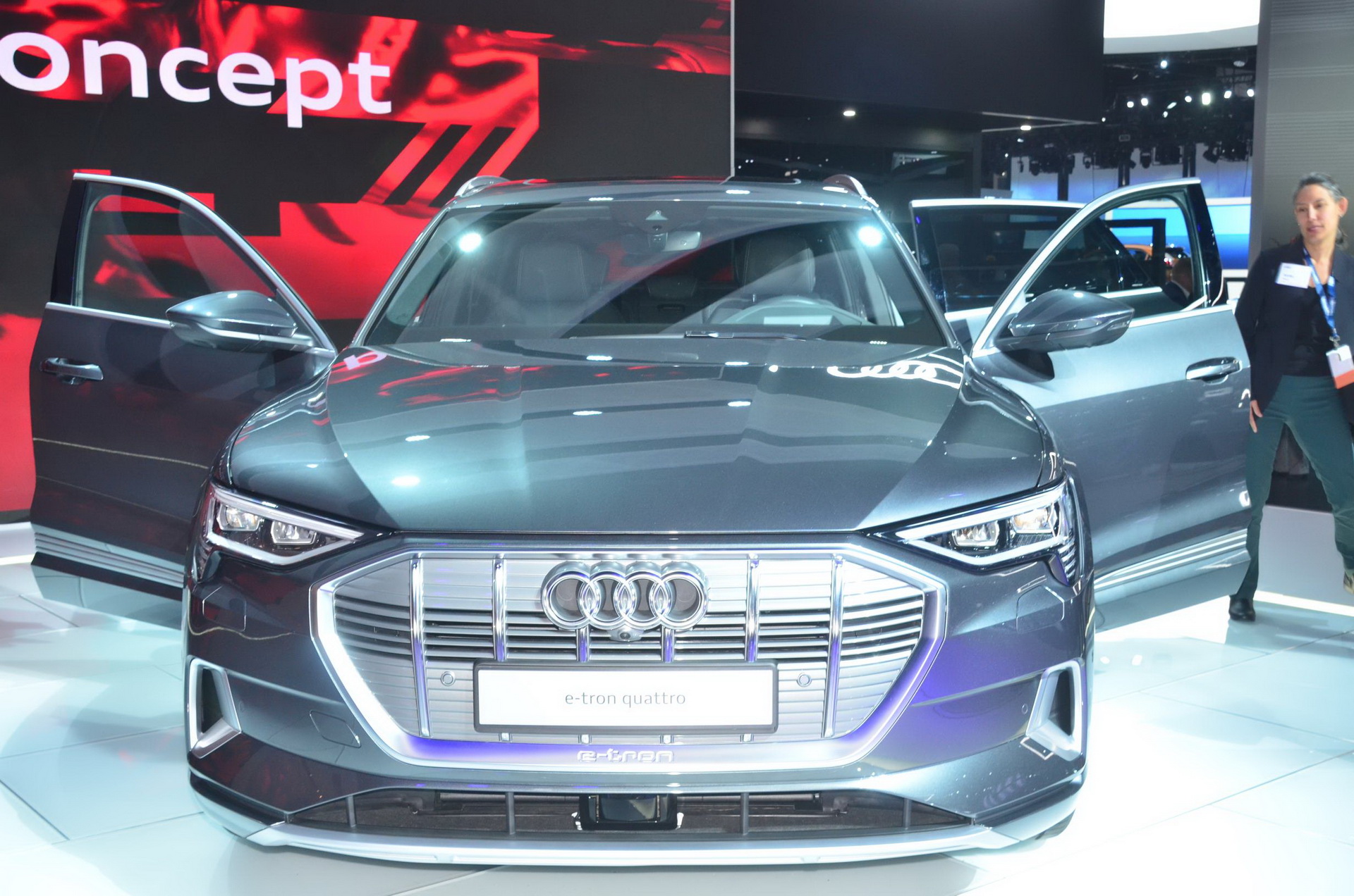 audi etron suv la livepics 8 Audi’s e-tron SUV Is Just As Interesting Without Its Virtual Mirrors