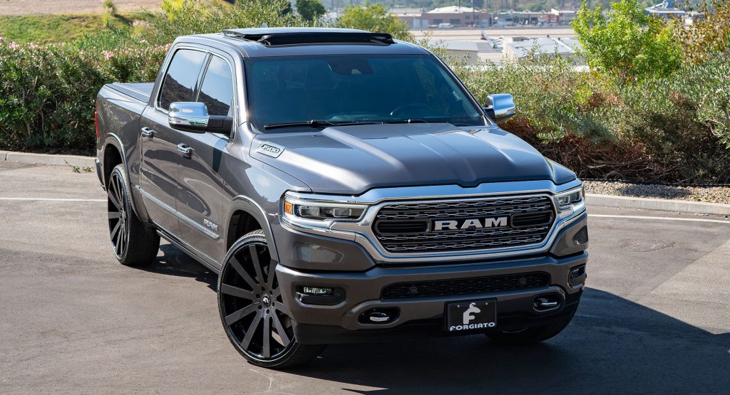 Shaq Buys New RAM 1500, Has It Fitted With 26-In Wheels