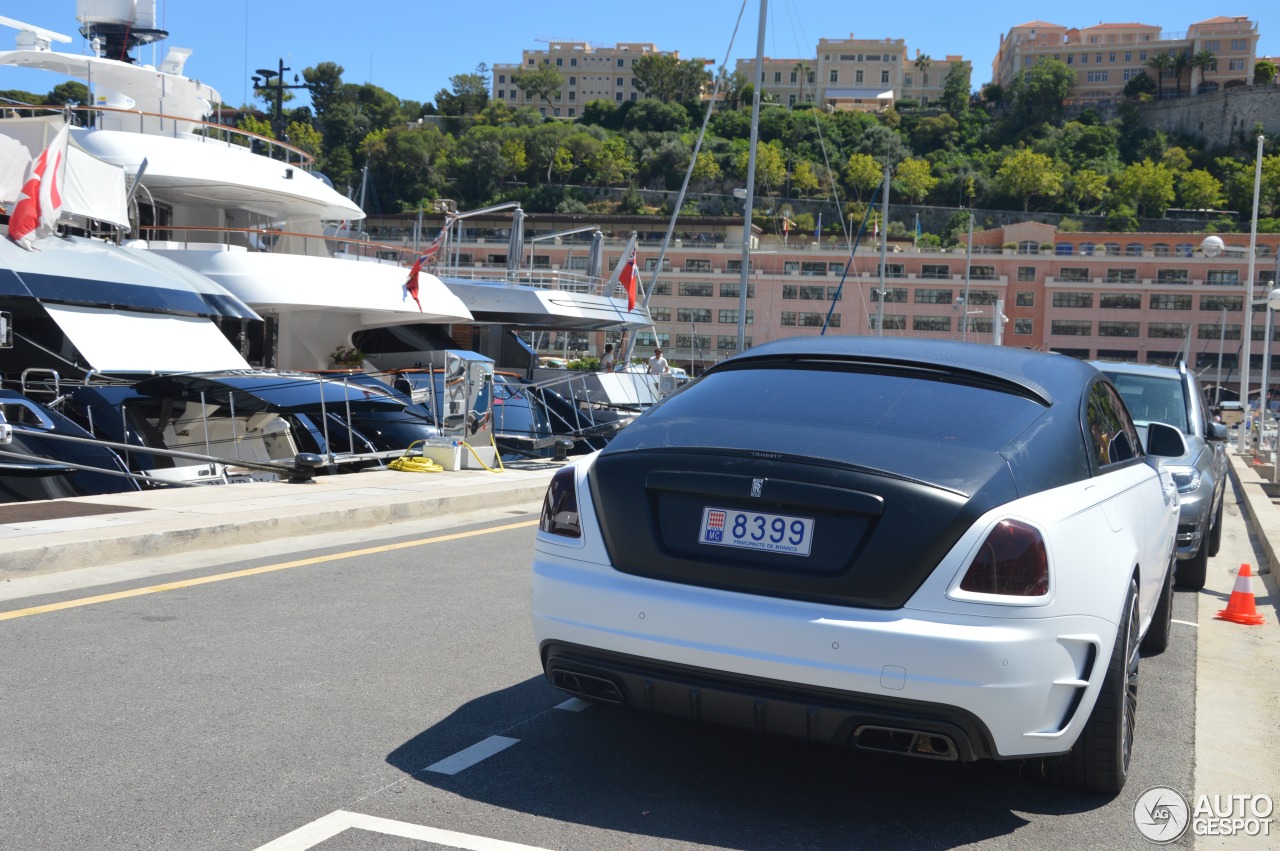 mansory rolls royce wraith spotted 5 730 HP Rolls-Royce Wraith By Mansory Is Rocking White/Carbon Dual Tone Look