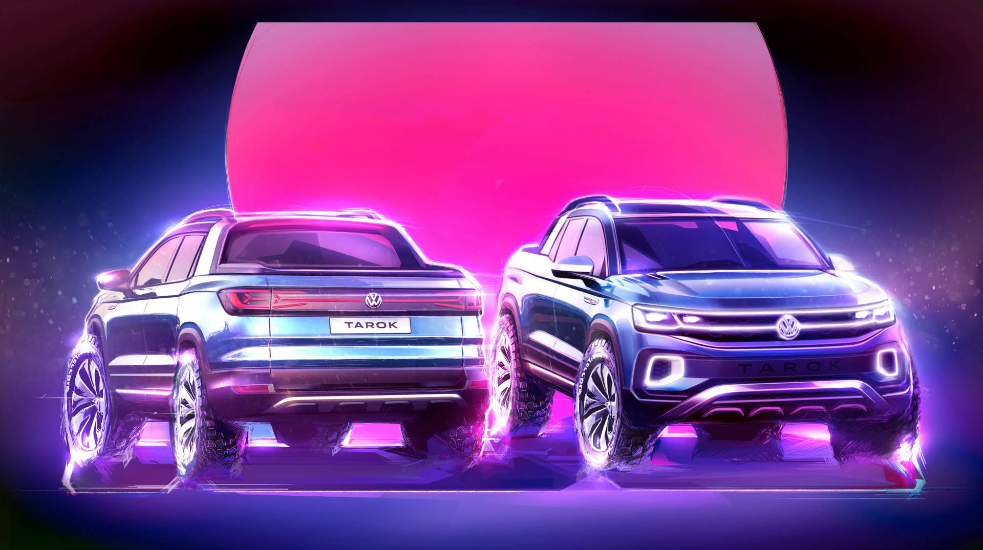 Volkswagen Tarok Concept VW Tarok Concept Breaks Cover, Previews Global Compact Pickup