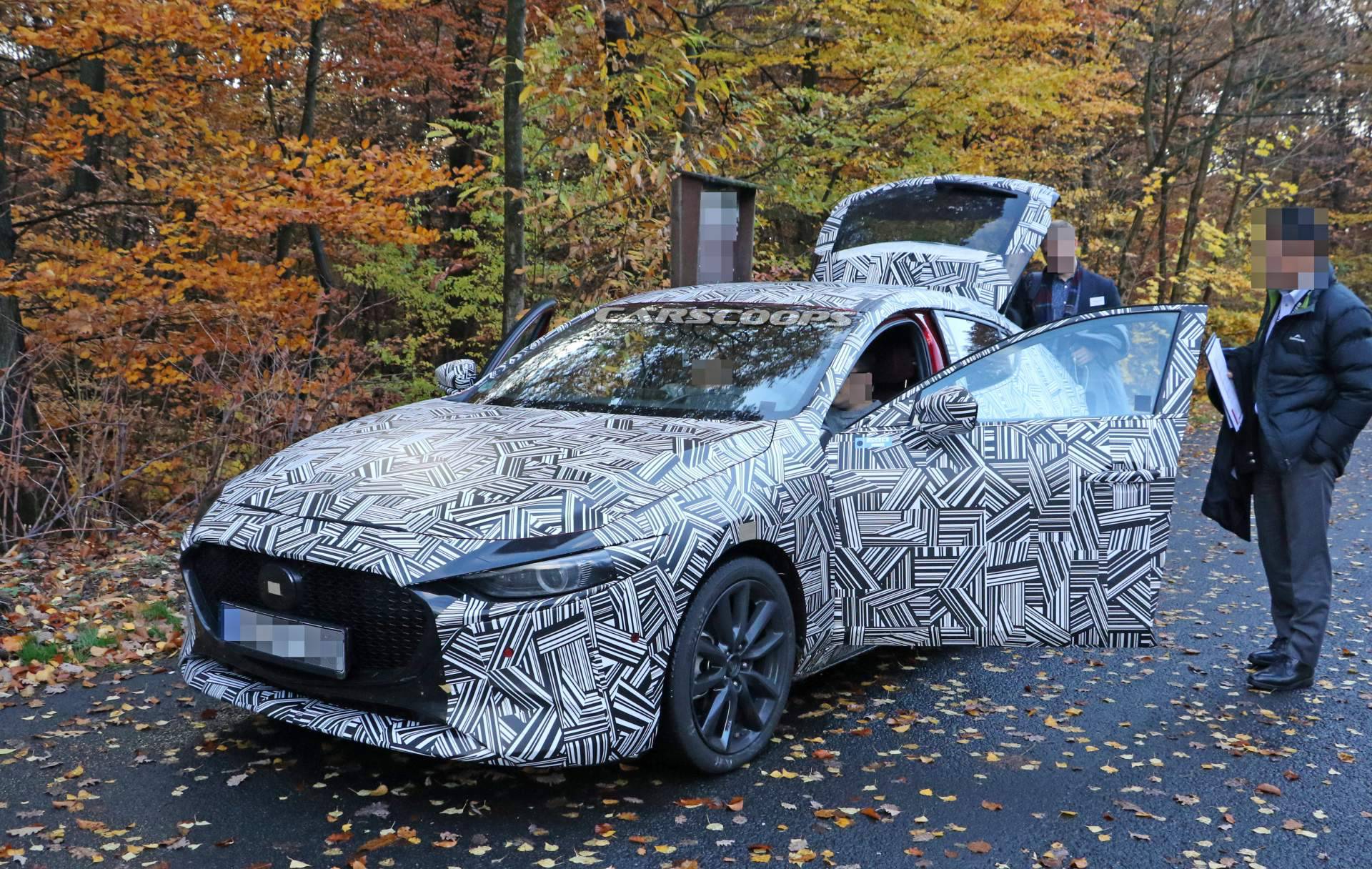 2019 Mazda3 hatchback spy shots 1 All-New 2019 Mazda3 Looks Sleek Inside And Out In Best Photos Yet (Updated)