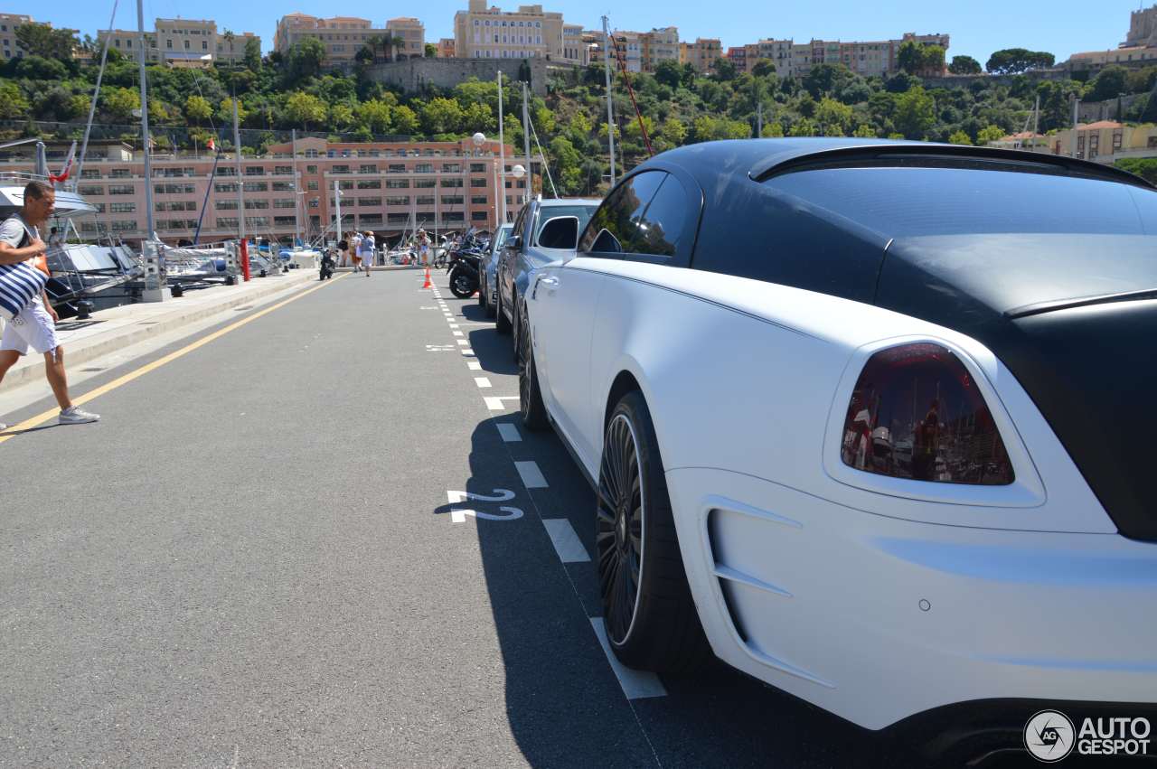 mansory rolls royce wraith spotted 6 730 HP Rolls-Royce Wraith By Mansory Is Rocking White/Carbon Dual Tone Look