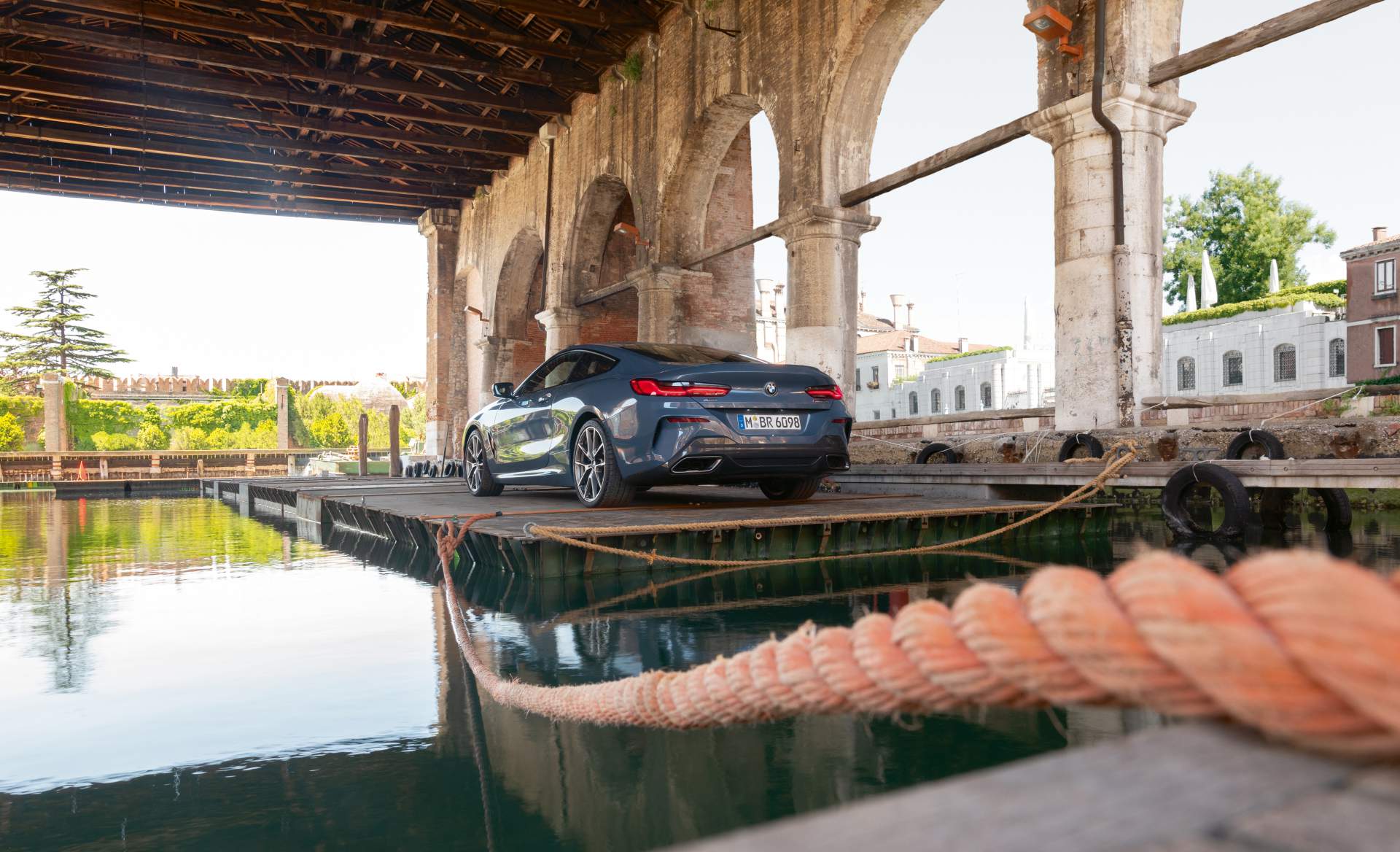 2019 BMW 8 Series Venice commercial 1 Bad Timing? BMW Spot Shows 8-Series Driving On Venice Canals As City Is Under Water