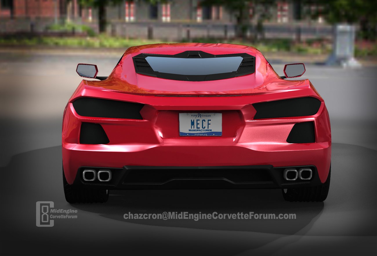 2020 Corvette Corvette C8 renderings by Chazcron 5 360-Degree Video Of 2020 Corvette C8 Will Make You Dizzy With Anticipation