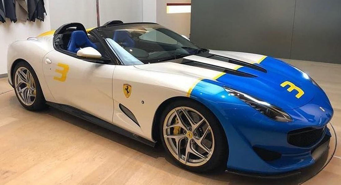 Ferrari SP3JC Is A One-Off, Drop-Top 812 Superfast With Bespoke