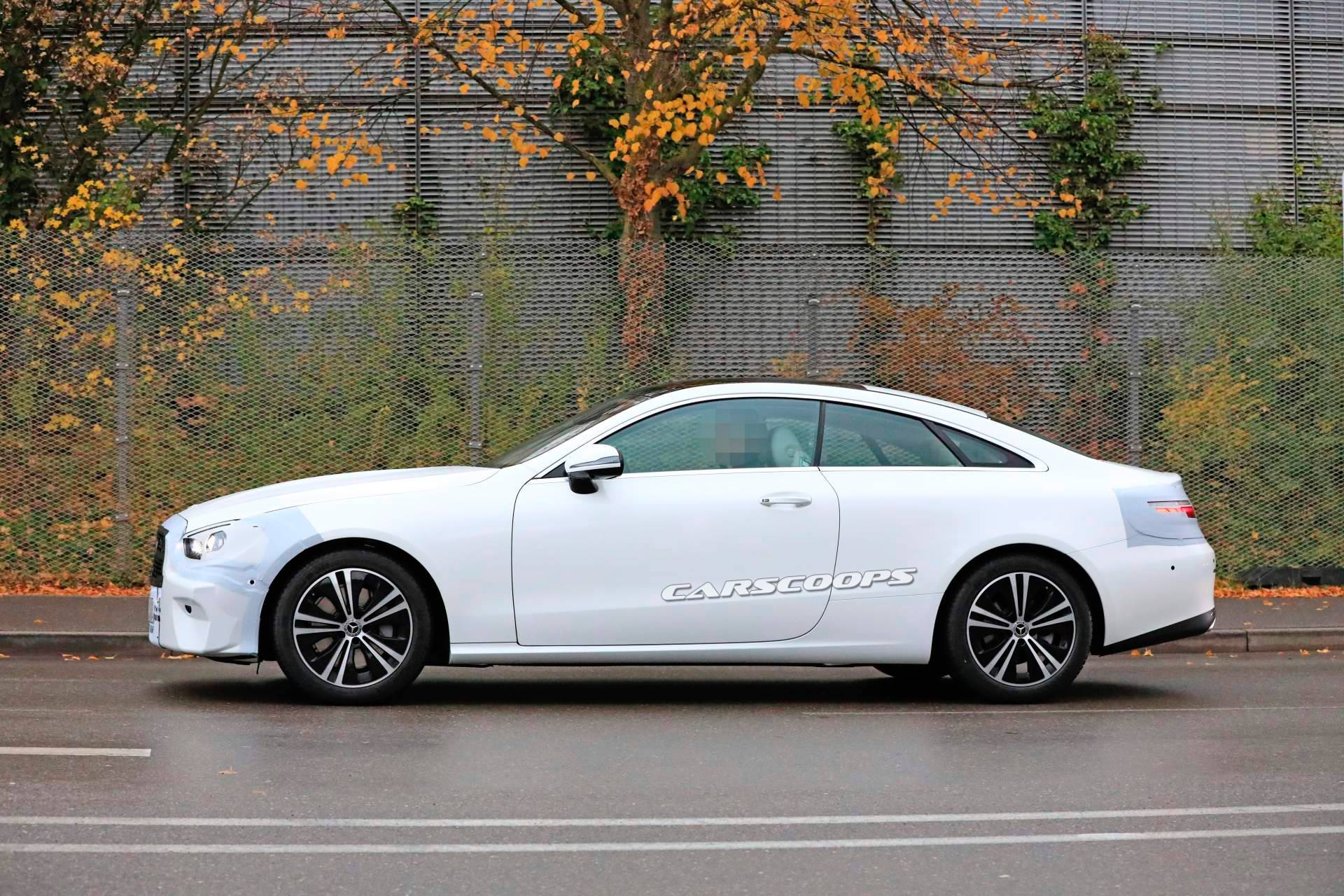 2020 Mercedes E-Class Coupe spy shots 14 Facelifted 2020 Mercedes E-Class Coupe Leaves Hideout For The First Time