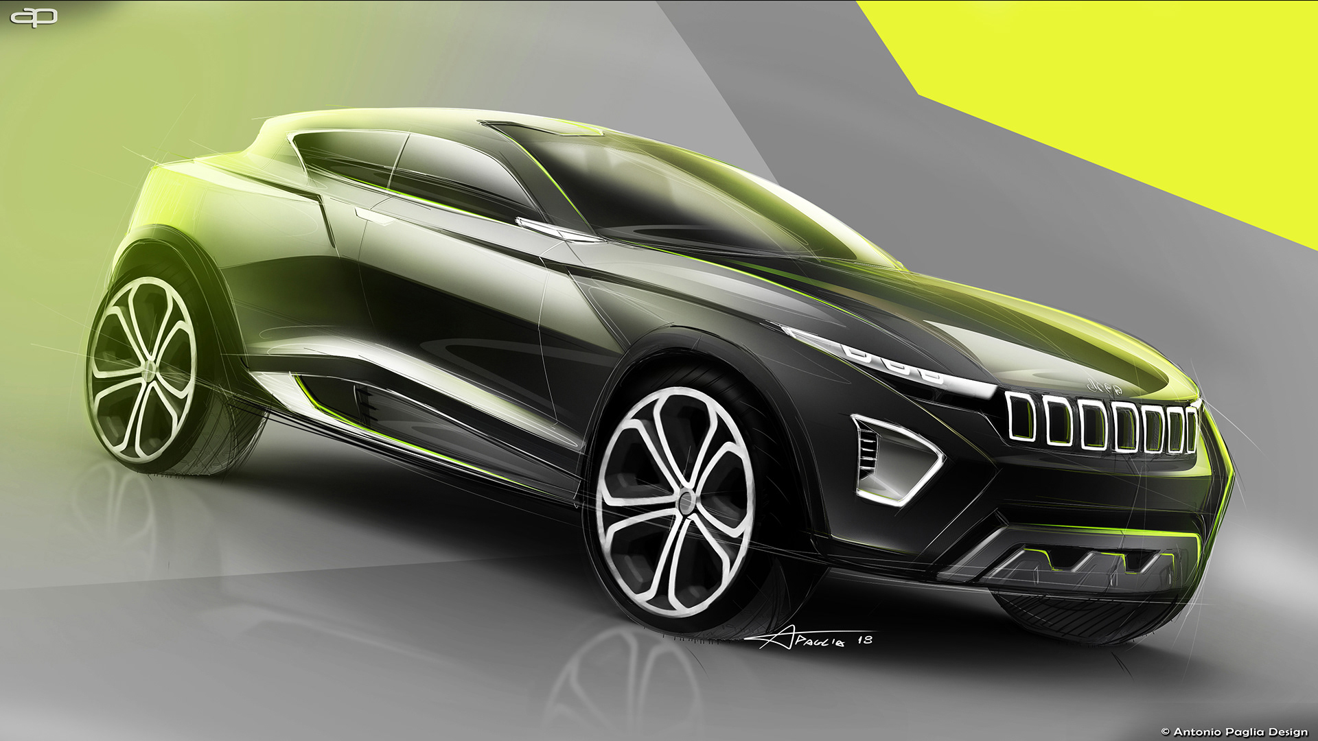 jeep concept freedom rendering 1 Jeep Concept Freedom Render Is Unreal In The Most Awesome Way