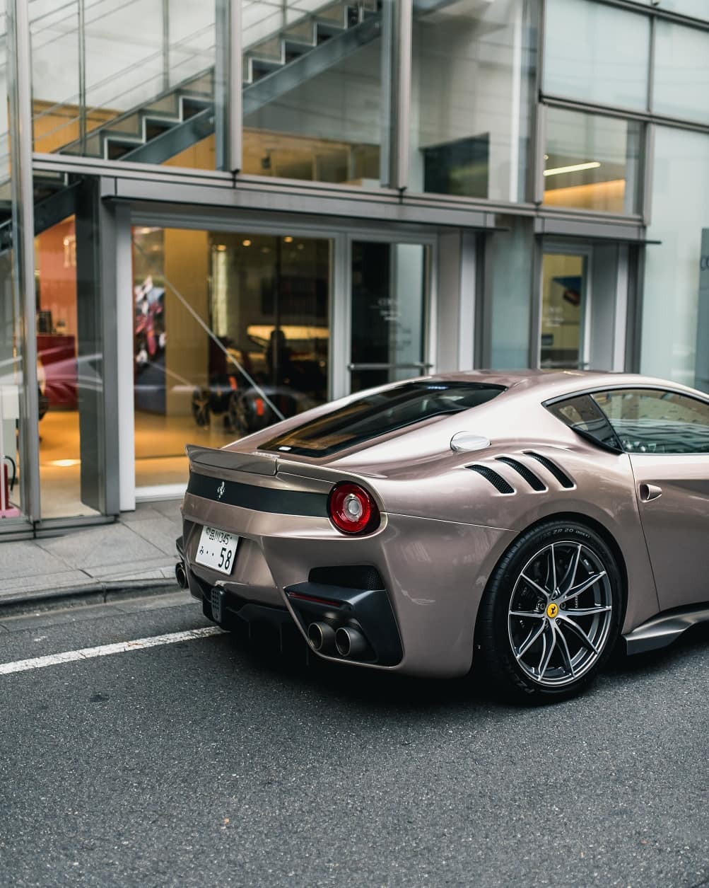 Ferrari-F12tdf-10 Ferrari F12tdf Wears Lamborghini’s Bronzo Masaru Paintjob With Gusto