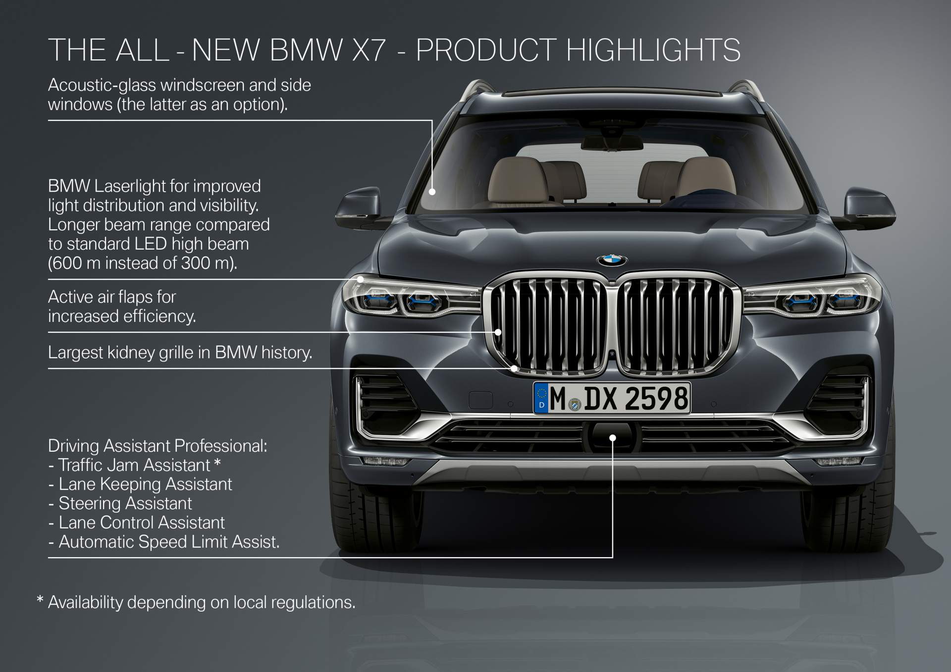 2019 BMW X7 48 The New BMW X7 Is So Big It Barely Fits In The Photos