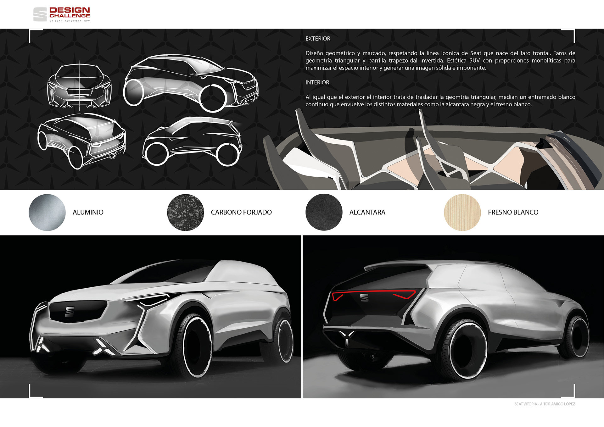 seat vitoria concept rendering 2 Seat Vitoria Shows An Electric Tech-Laden SUV From The Future