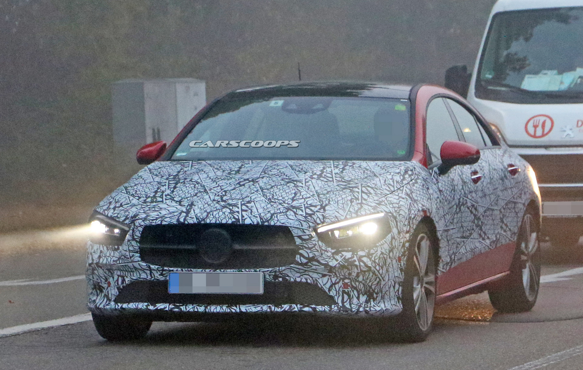 2019 mercedes cla less camo spied inside 4 2020 Mercedes CLA Drops Some Camo, Gives Us A Peek Inside