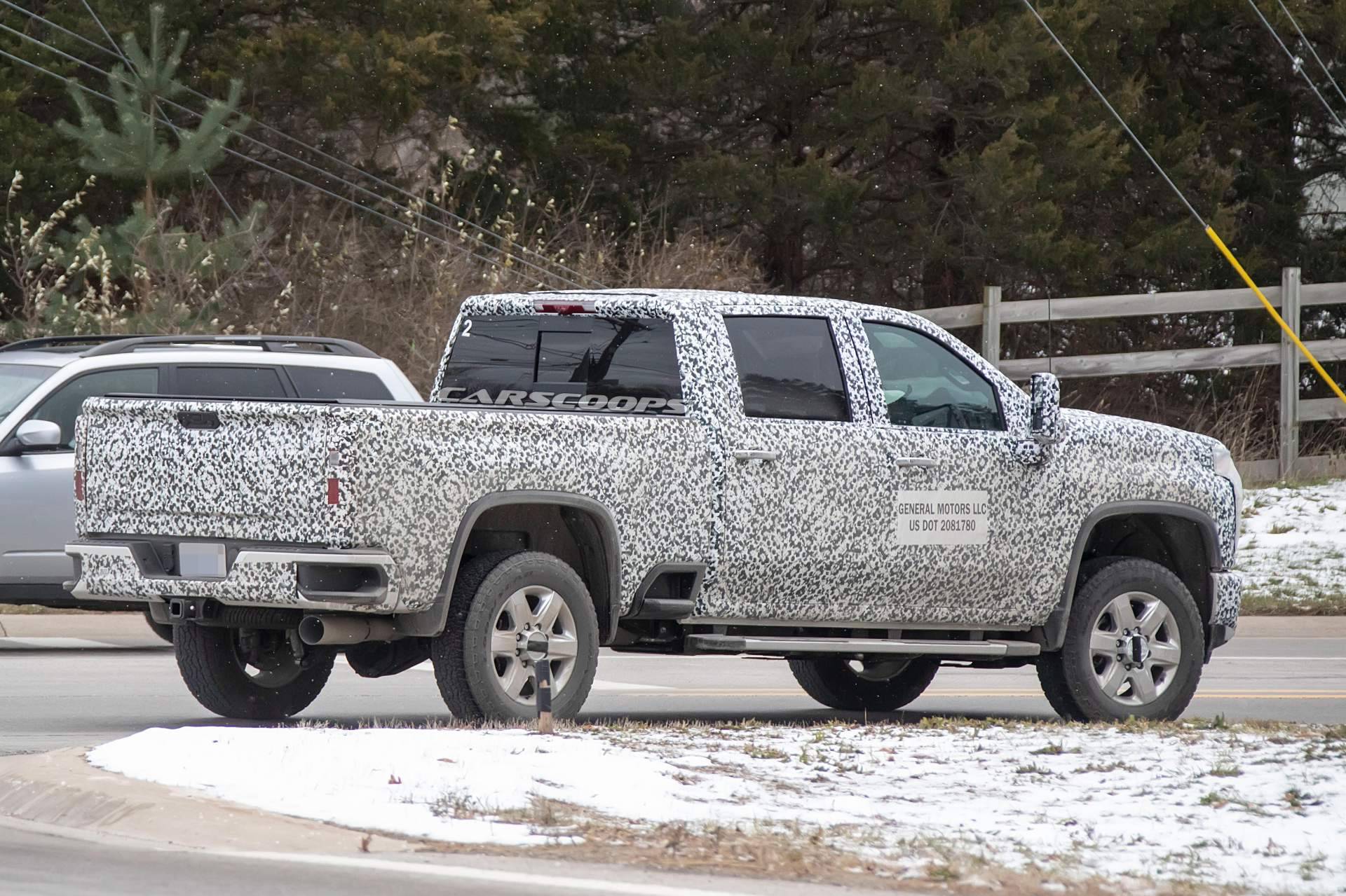 2020 Chevrolet Silverado HD spy shots 8 2020 Chevrolet Silverado HD Drops Heavy Camo To Show 1500-Inspired Design