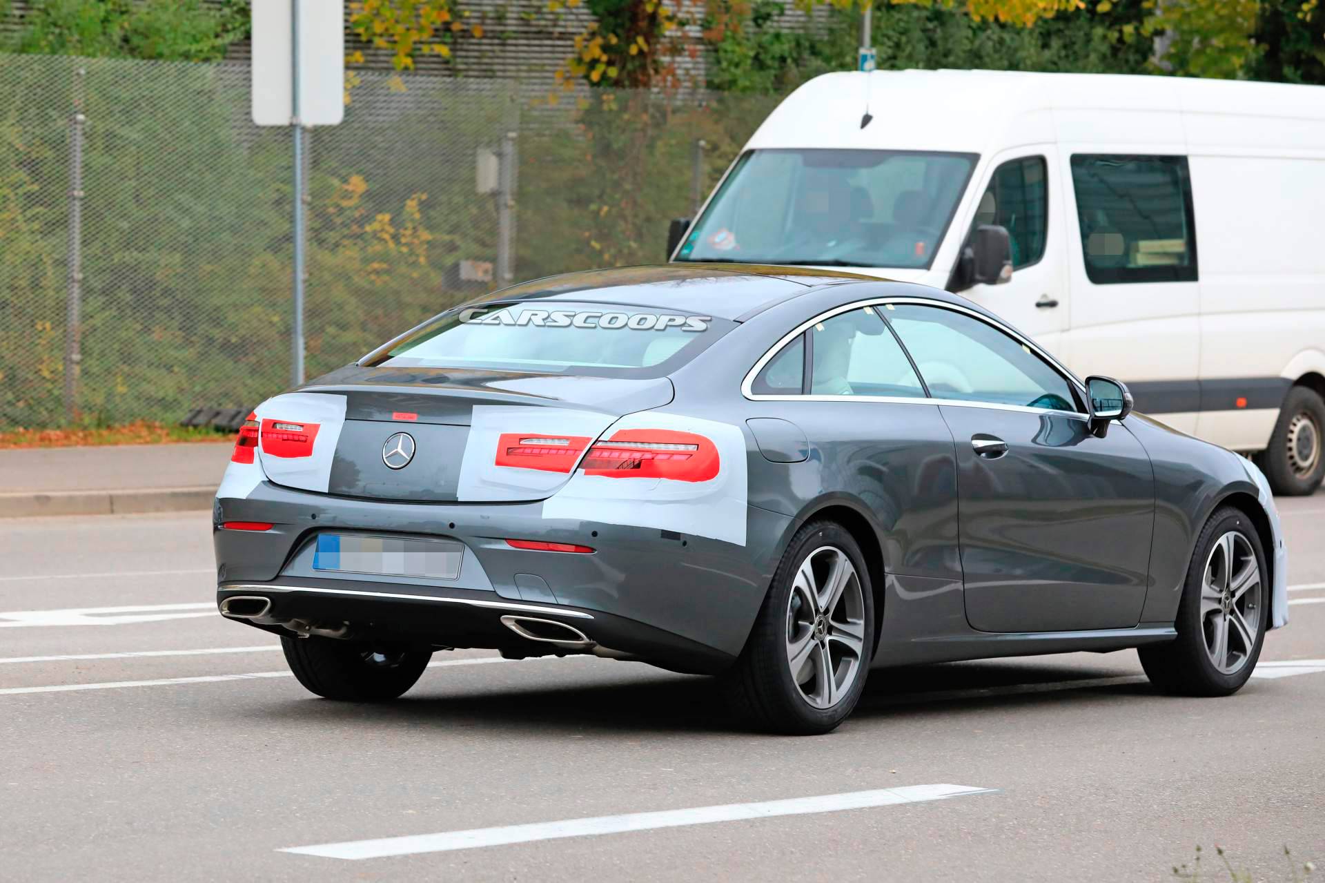 2020 Mercedes E-Class Coupe spy shots 9 Facelifted 2020 Mercedes E-Class Coupe Leaves Hideout For The First Time