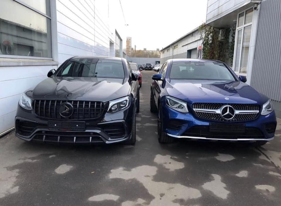 topcar glc coupe inferno before after 2 Do You Like Your Mercedes GLC Coupe Stock Or With TopCar’s Inferno Kit?
