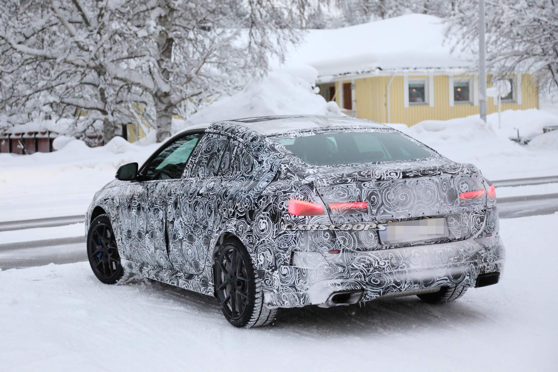 2020 BMW 2 Series Gran Coupe spy shots 33 2020 BMW 2-Series Gran Coupe Shows Up In M240i M Performance Guise Snow Drifting