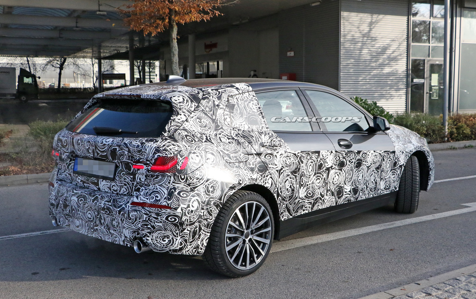2019 bmw 1series prototype less camo 15 2019 BMW 1-Series: New Front-Wheel Drive Hatch Shows More Flesh