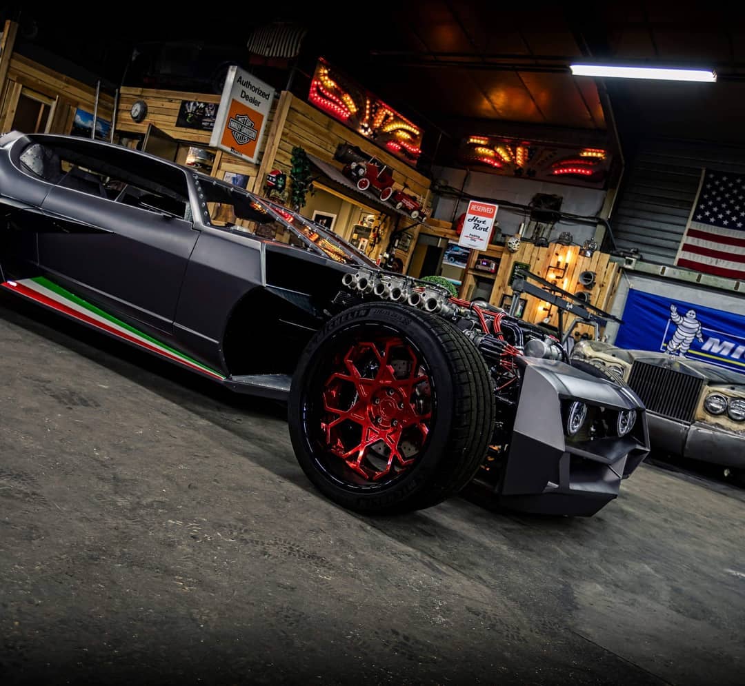 lamborghini espada hot rod 28 Lamborghini Espada Hot Rod Says It Loud: It’s WIDE And It’s Proud