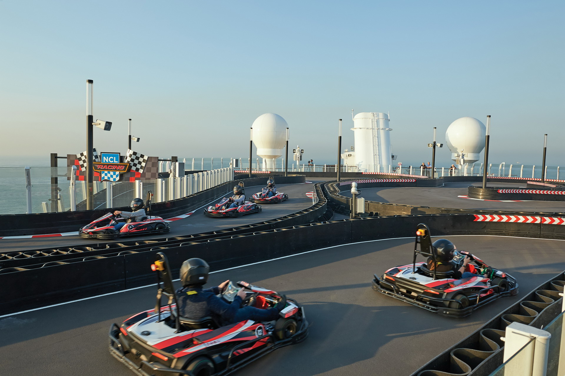 Norwegian Bliss Kaart Racing 12 The ‘Norwegian Bliss’ Cruise Ship Features A Two-Level Go Kart Track