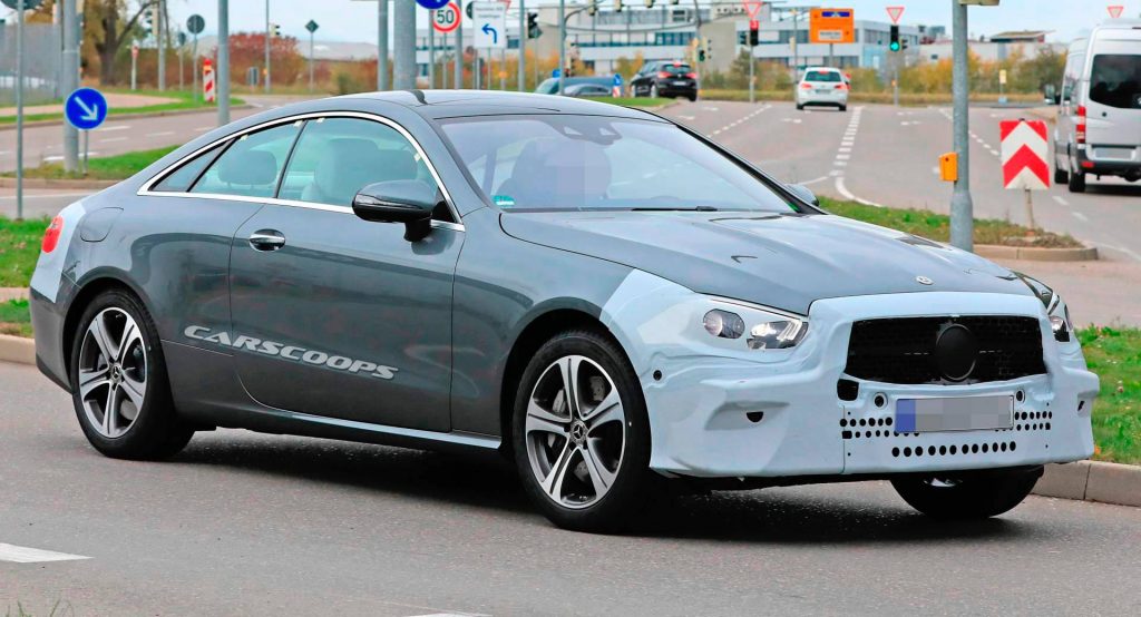  Facelifted 2020 Mercedes E-Class Coupe Leaves Hideout For The First Time