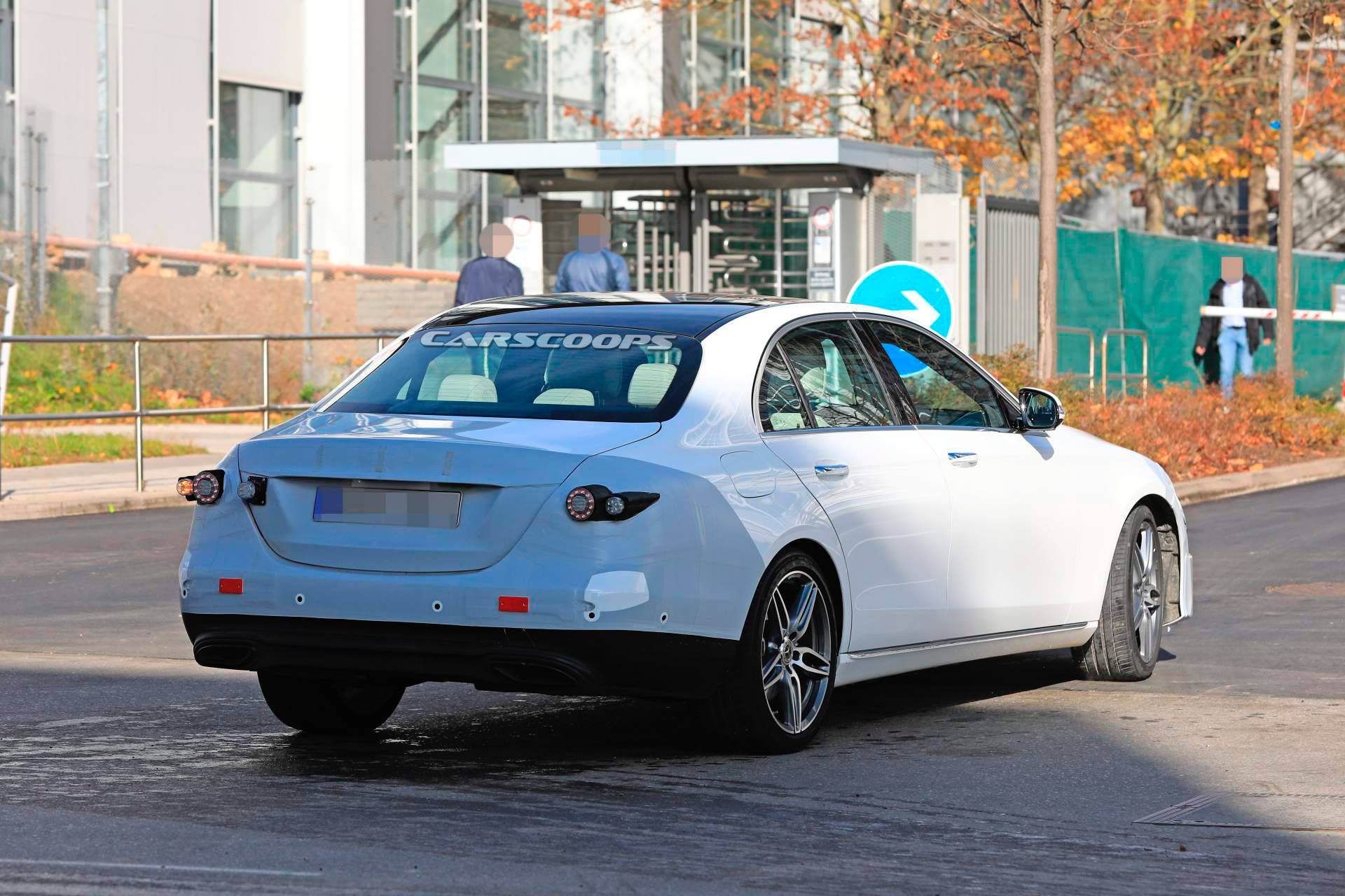 2020 Mercedes-Benz E-Class Sedan spy shots 9 2020 Mercedes-Benz E-Class Sedan Spotted For The First Time With Makeshift Taillights