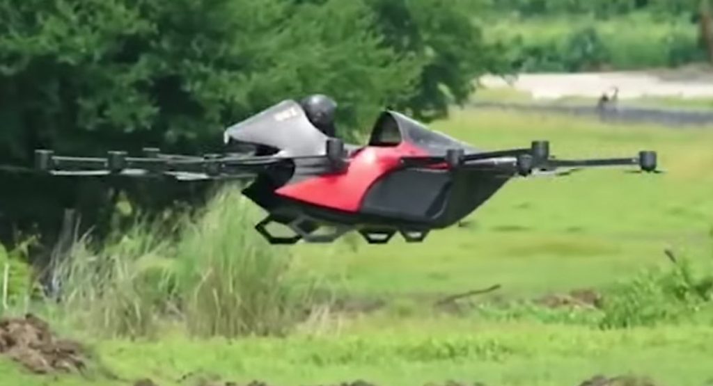Mange farlige situationer Nøjagtighed samarbejde Inventor Creates A Human Sized Drone As A Flying Sports Car | Carscoops