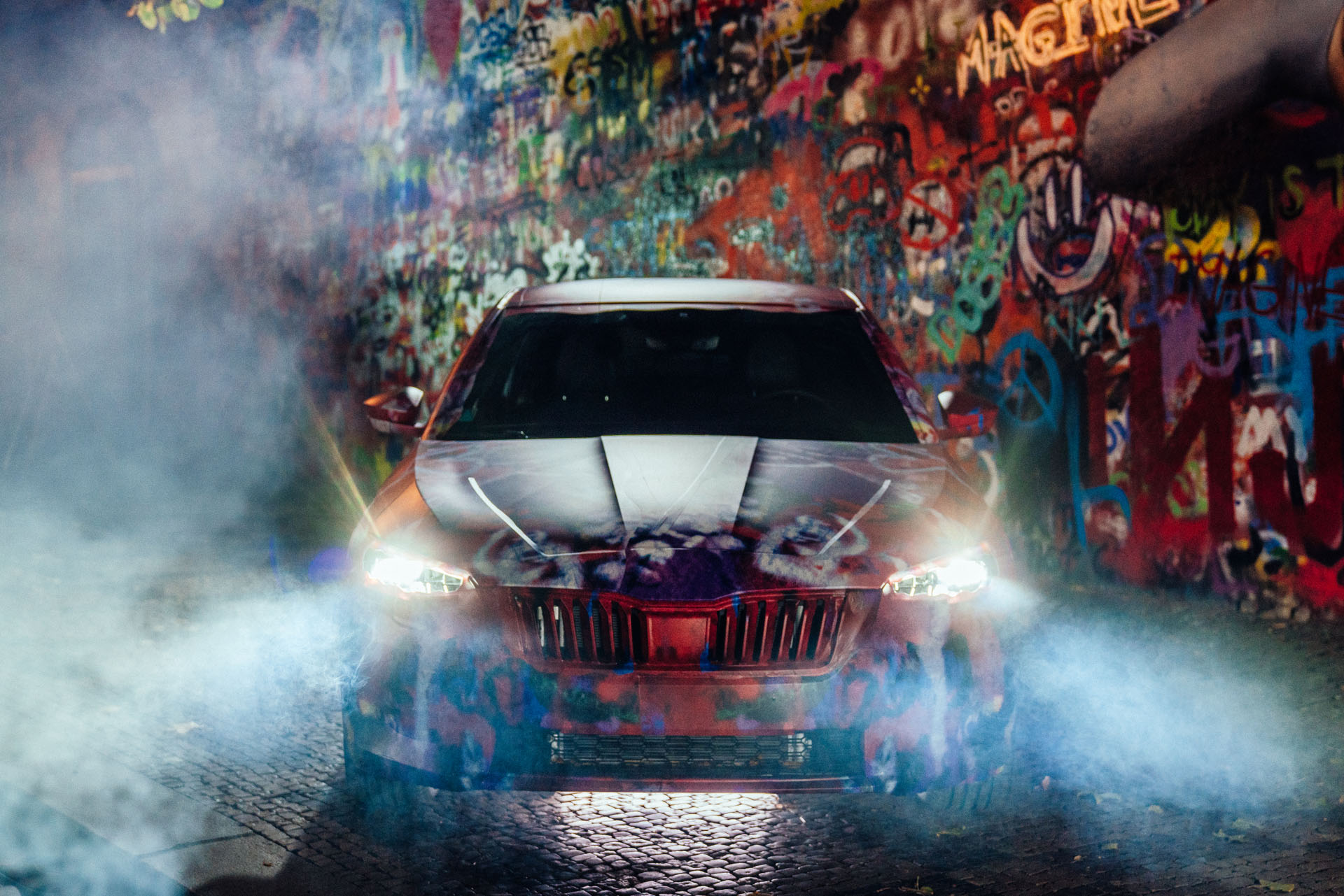 skoda-scala-wall-lennon-prague copy Watch 2019 Skoda Scala’s World Debut Live From Tel Aviv Right Here