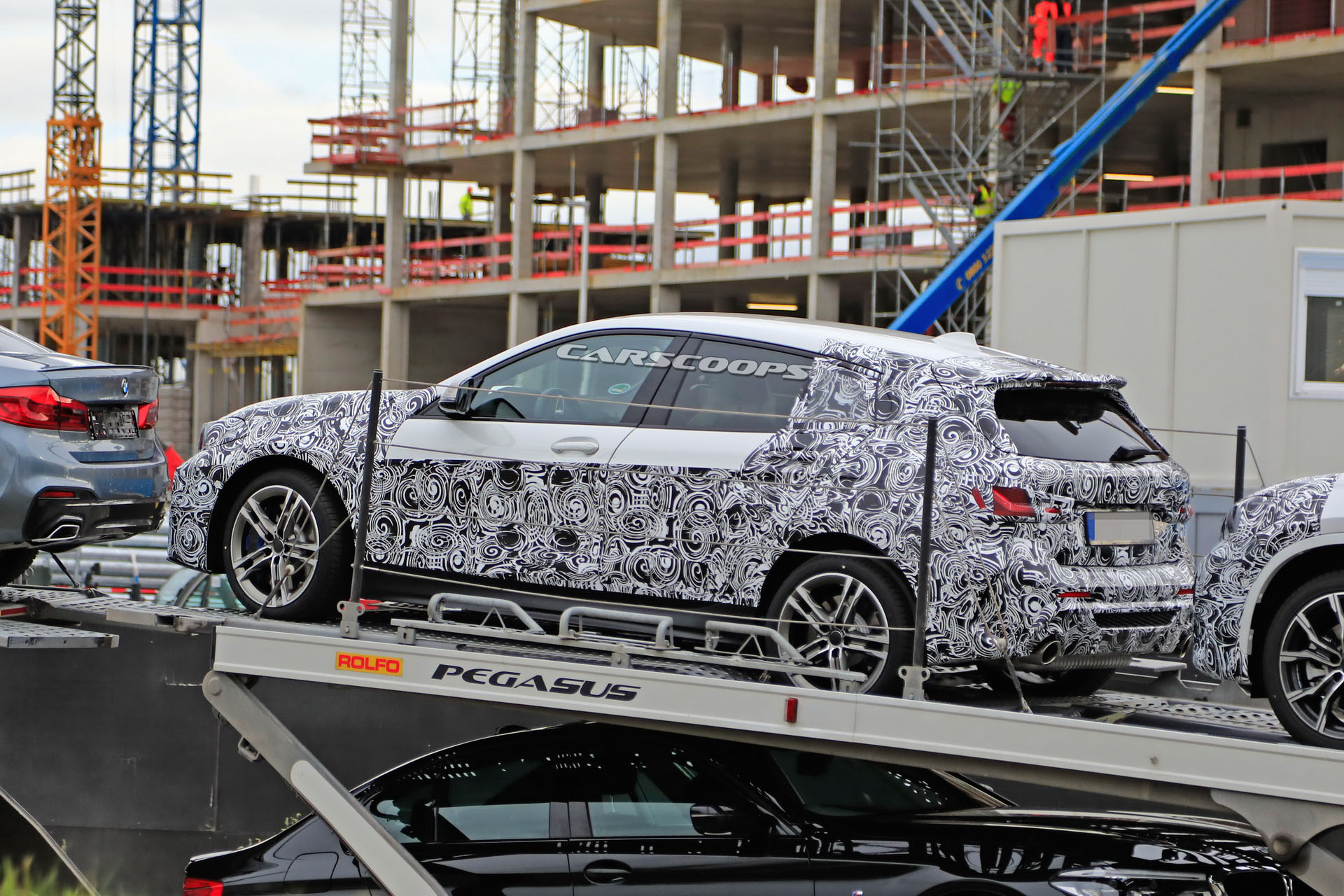 2020-BMW-1-Series-Scoop-18 2019 BMW 1-Series Spotted With Less Camo On A Car Carrier