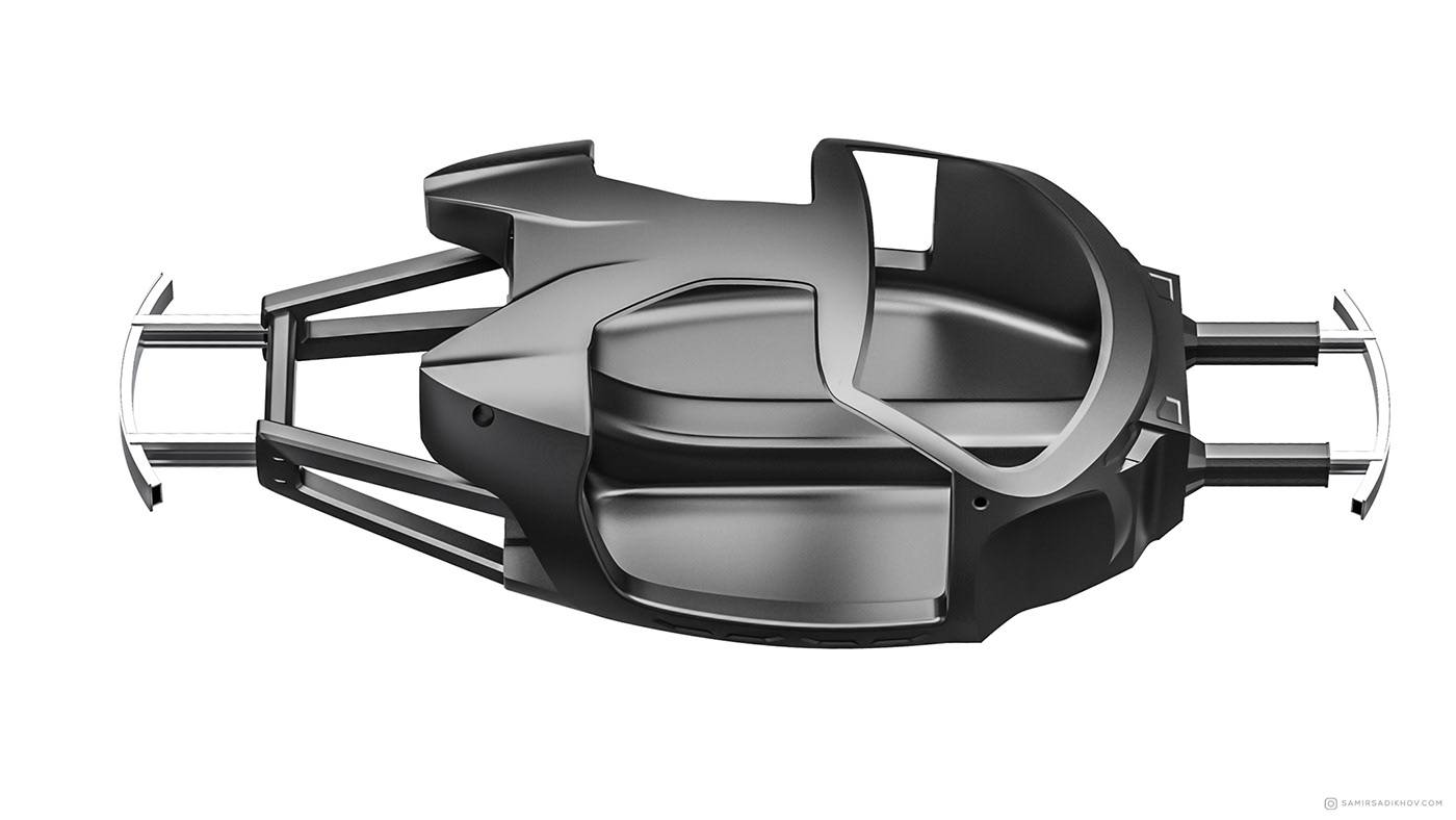 Ferrari F40 Tribute by Samir Sadikhov 1 Legendary Ferrari F40 Reimagined Using Brand’s Current Styling Cues