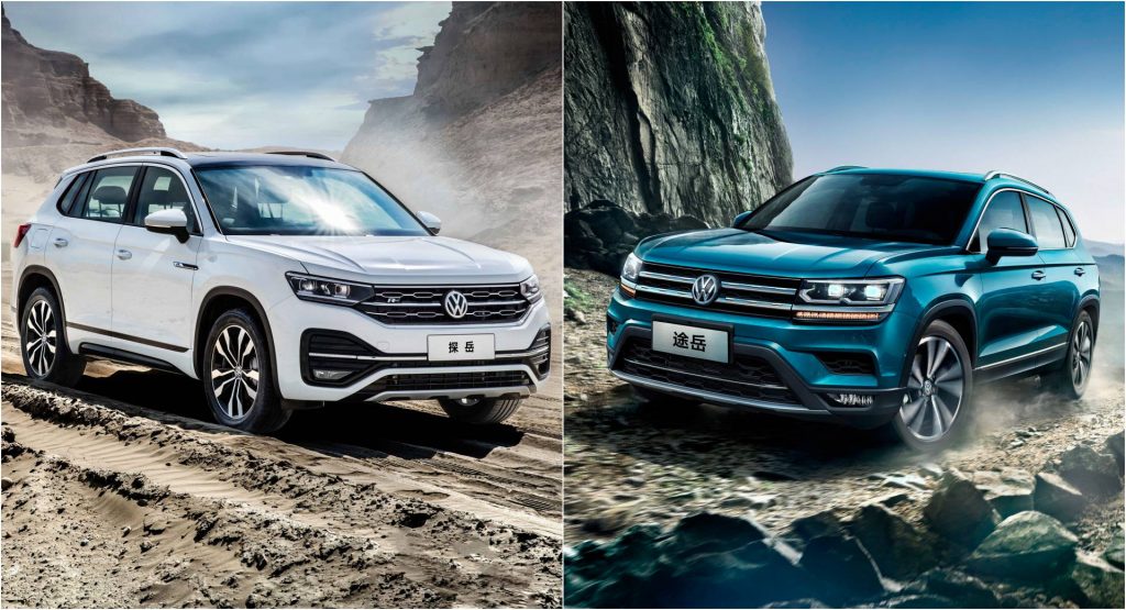 VW Boosts Its Chinese SUV Lineup With Stylish Tayron, Practical Tharu