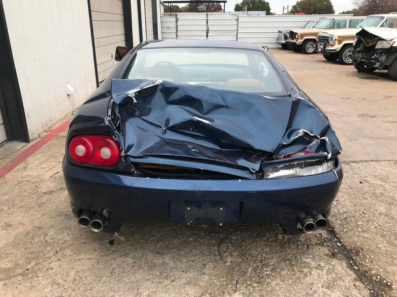 Ferrari-456-Crash-06 Could This Damaged Ferrari 456 With A Six-Speed Manual Become The Perfect Donor Car?