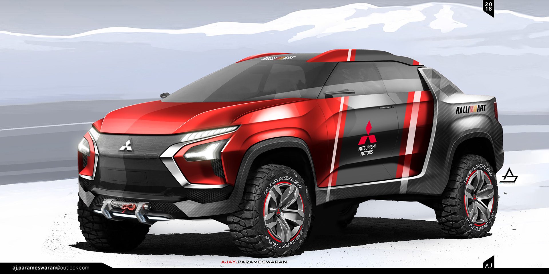mitsubishi ute new age render 6 A New-Age Sports Pickup Truck Might Be Just What Mitsubishi Needs