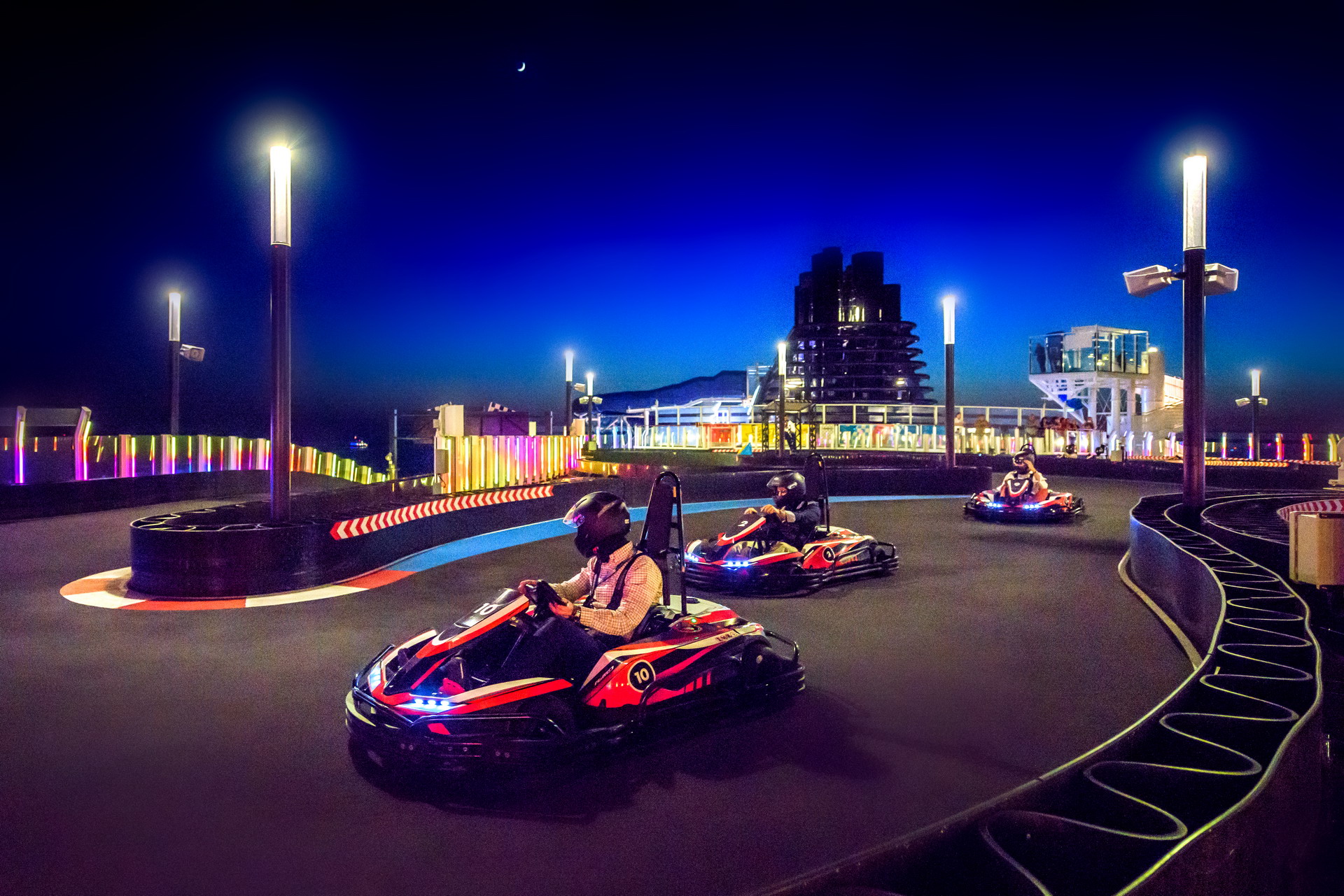 Norwegian Bliss Kaart Racing 17 The ‘Norwegian Bliss’ Cruise Ship Features A Two-Level Go Kart Track