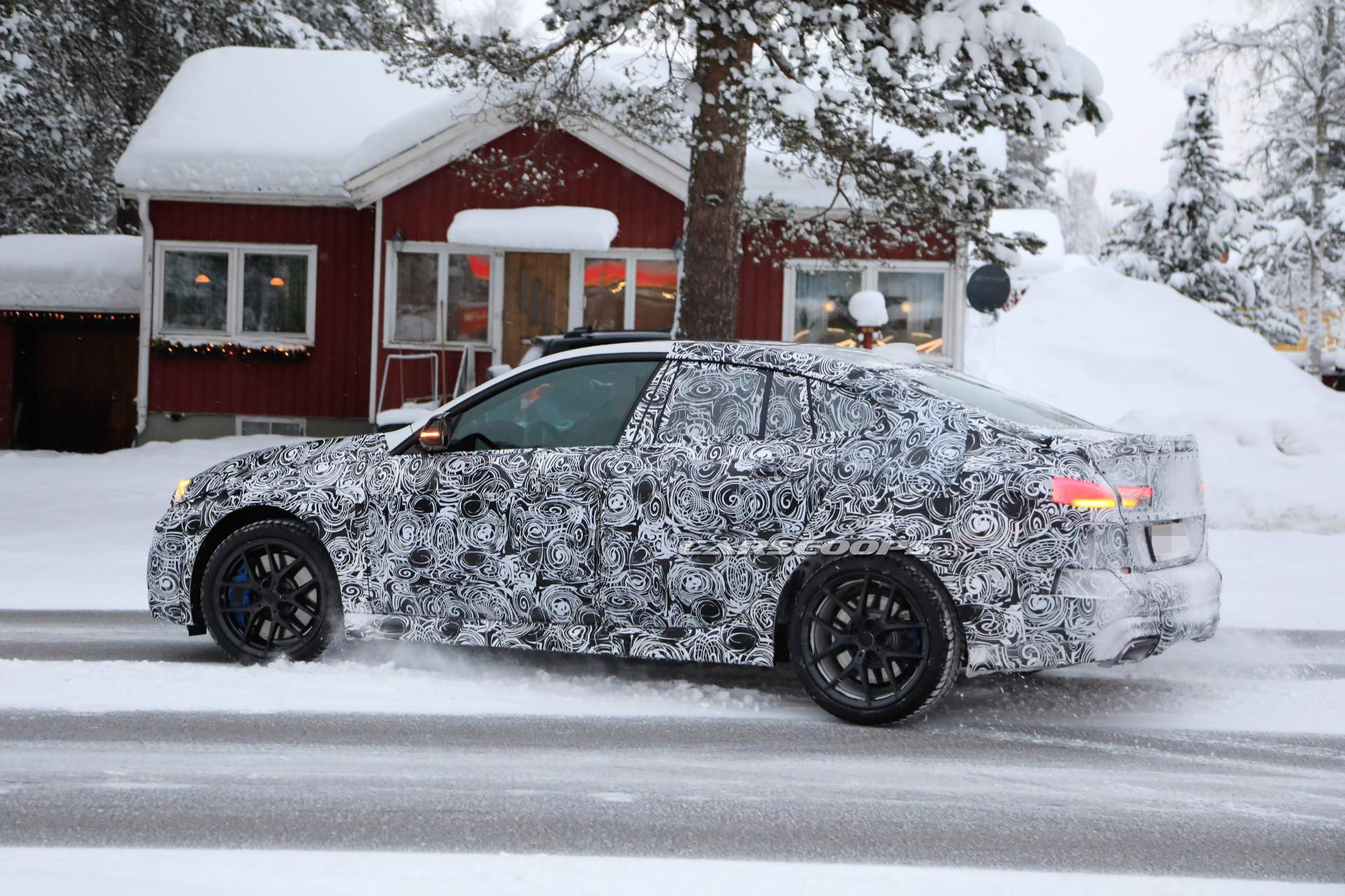2020 BMW 2 Series Gran Coupe spy shots 34 2020 BMW 2-Series Gran Coupe Shows Up In M240i M Performance Guise Snow Drifting