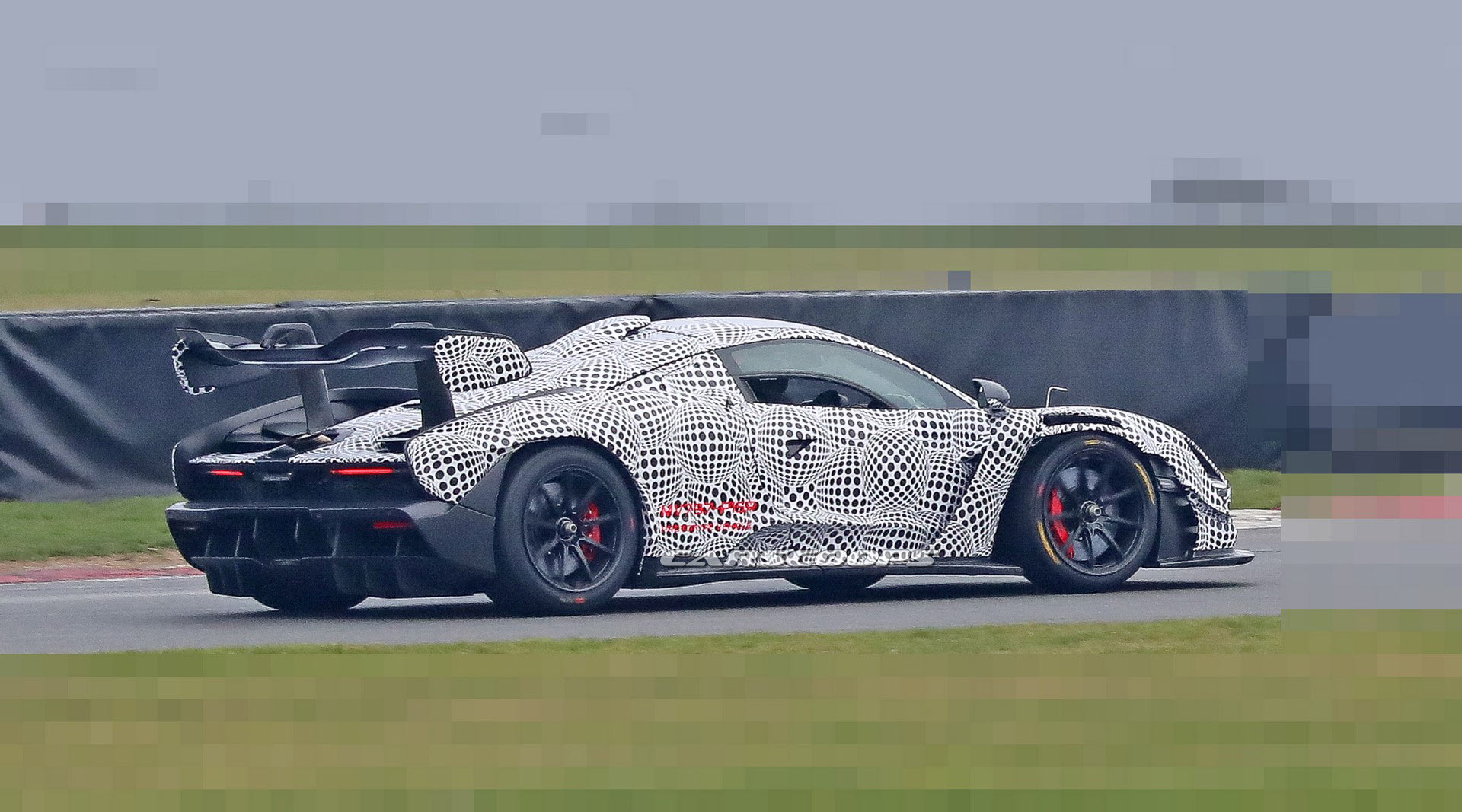 McLaren-Senna-GTR-5 McLaren Senna GTR Snapped On The Track Putting Its 2,205 Lbs Of Downforce To Work