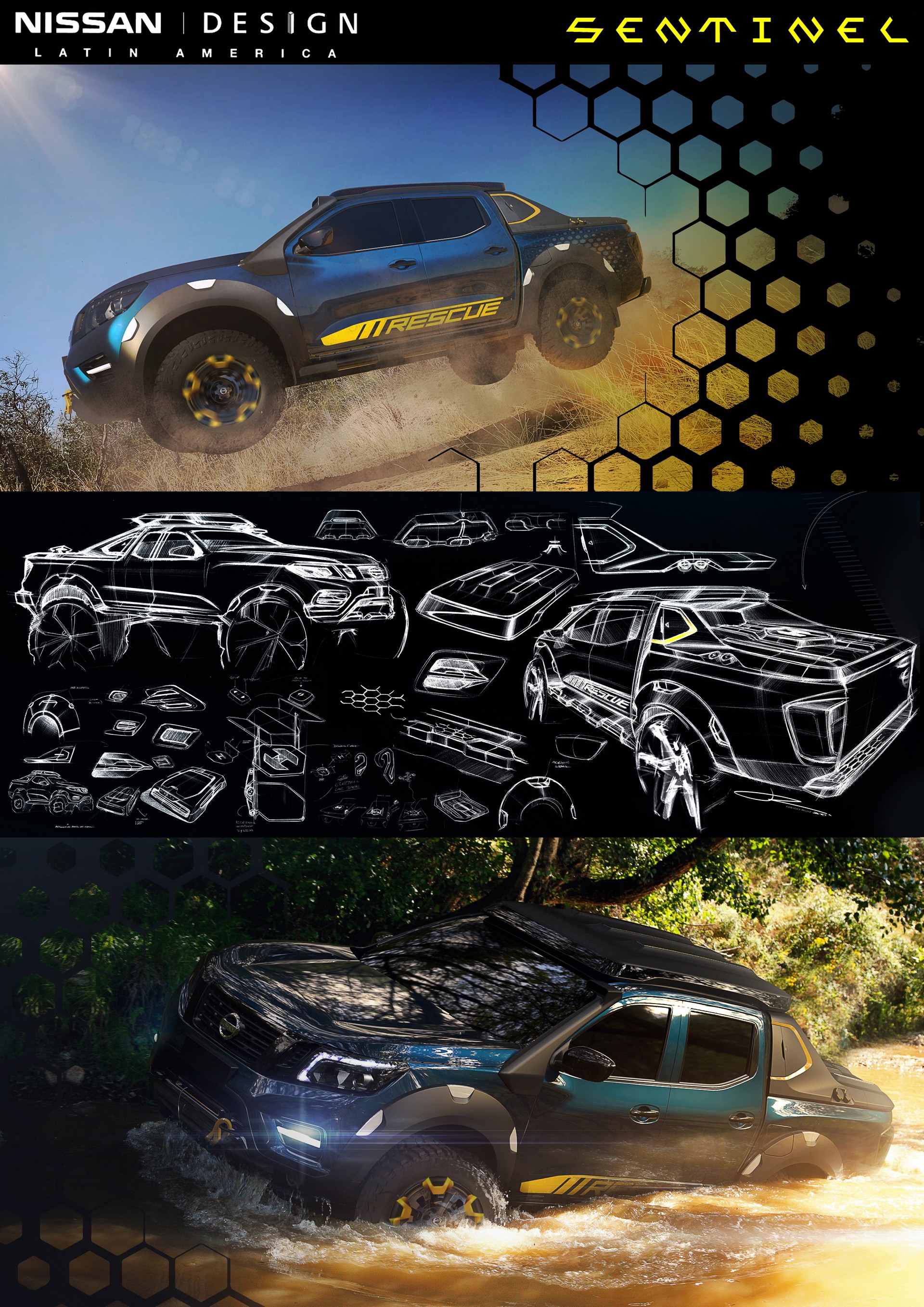 Nissan Frontier Sentinel concept-29 Nissan’s Frontier Sentinel Concept Is A Rugged Rescue Truck With A Drone Landing Pad