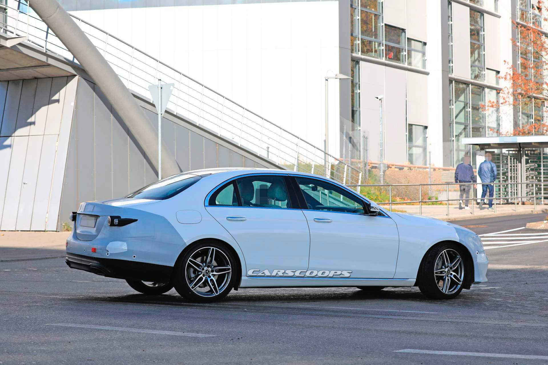 2020 Mercedes-Benz E-Class Sedan spy shots 7 2020 Mercedes-Benz E-Class Sedan Spotted For The First Time With Makeshift Taillights