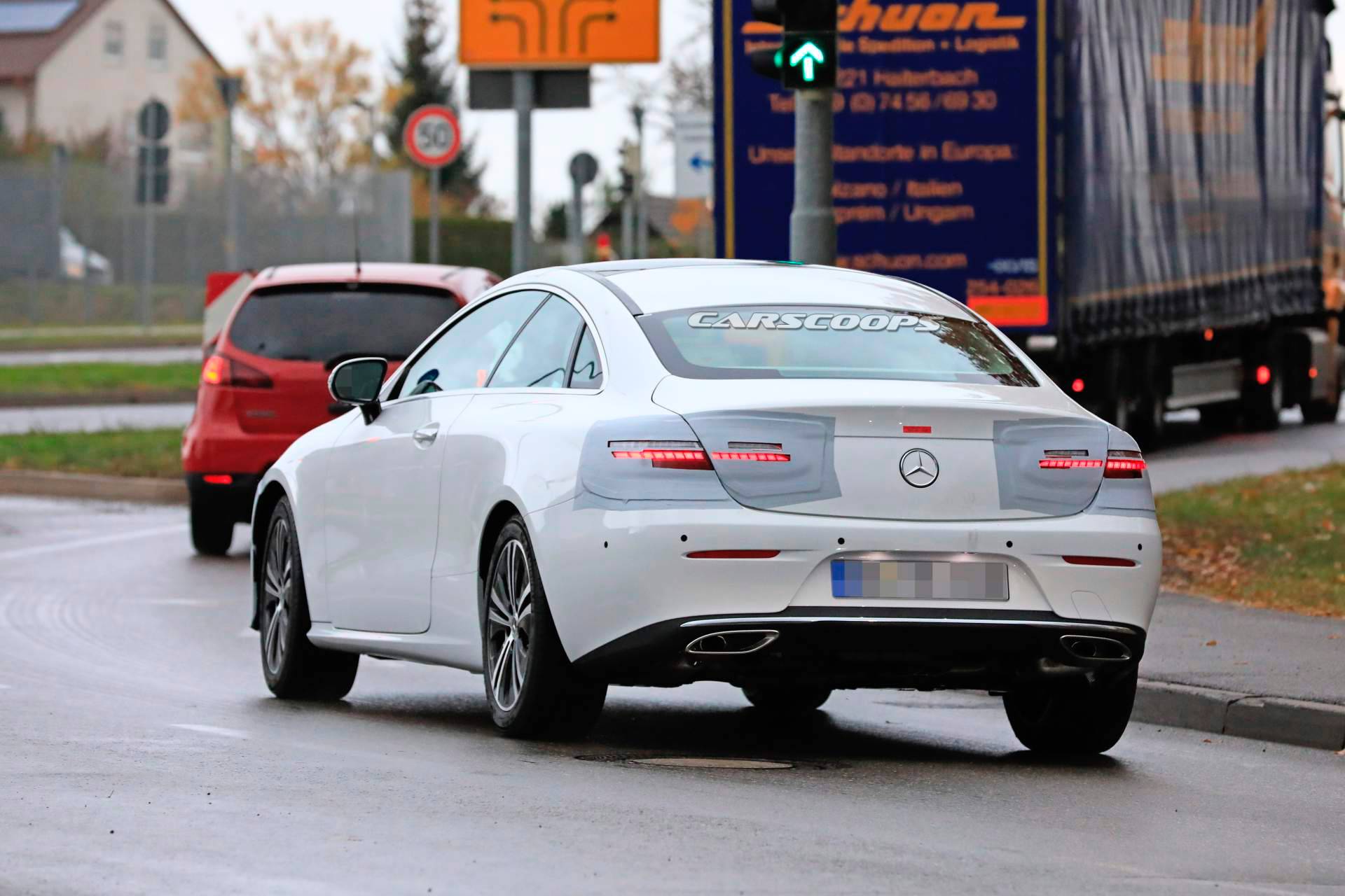 2020 Mercedes E-Class Coupe spy shots 17 Facelifted 2020 Mercedes E-Class Coupe Leaves Hideout For The First Time