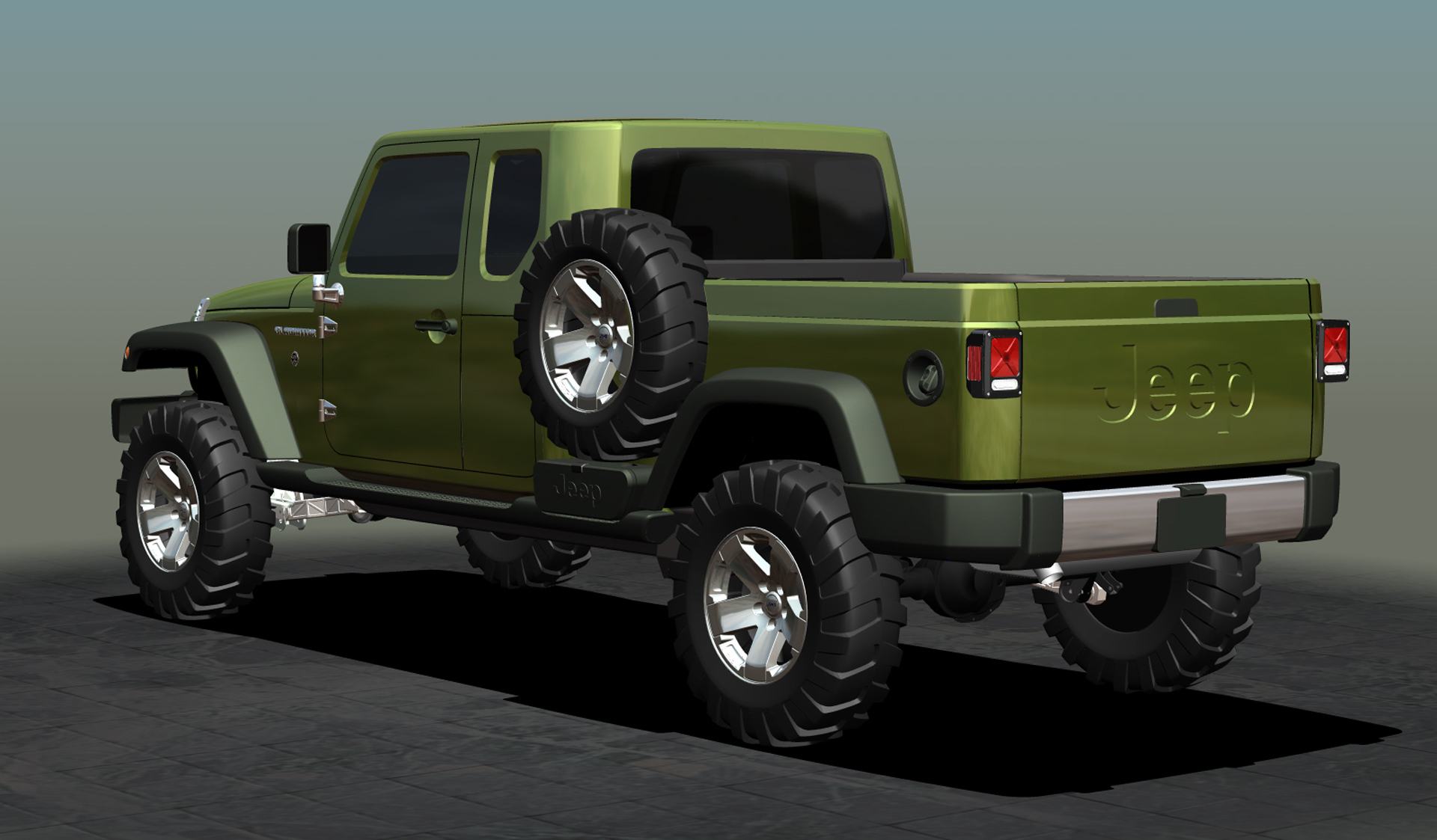 2005-jeep-gladiator-concept-02 Jeep Wrangler Pickup Tipped To Be Called ‘Gladiator’ Instead Of ‘Scrambler’